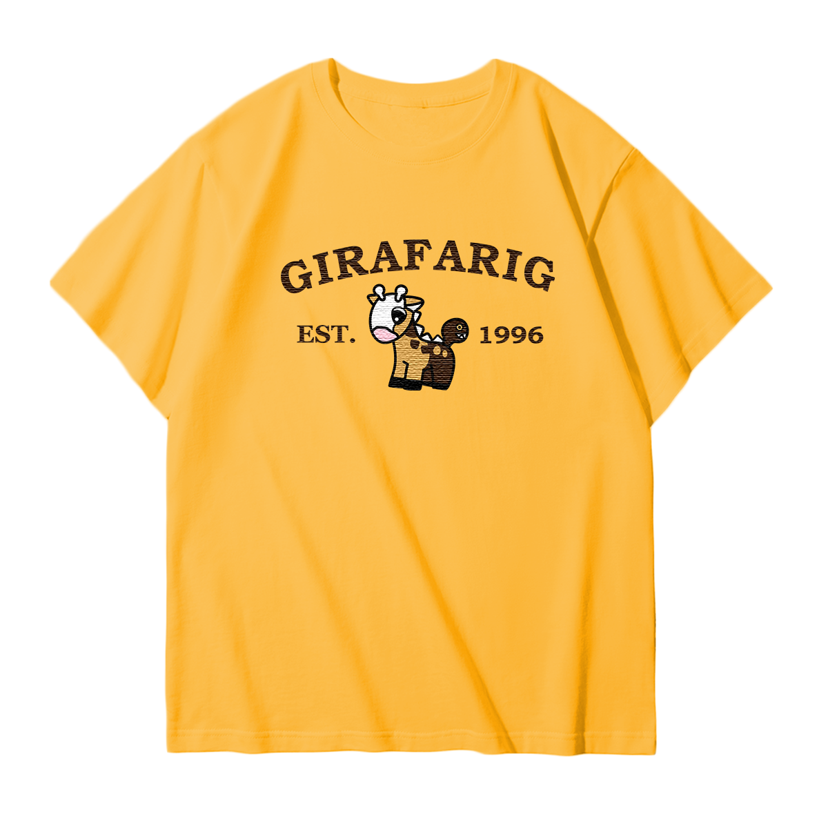 GIRAFARIG Embroidered Anime Character Unisex T-Shirt,Crewneck,Hoodie,Stylish Gift for Friends,E178
