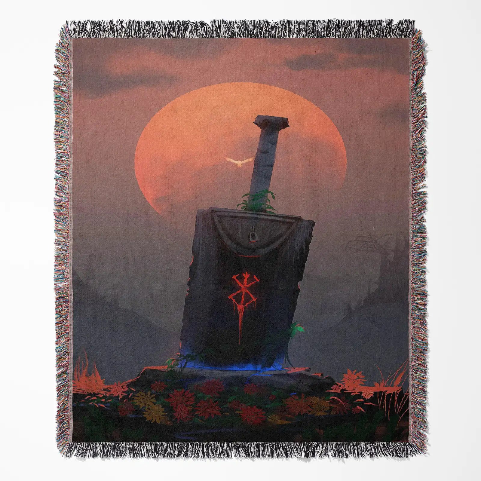 Tapisserie de couverture tissée une pièce – Cadeau de décoration de chambre d'anime de personnalité-Ⅰ