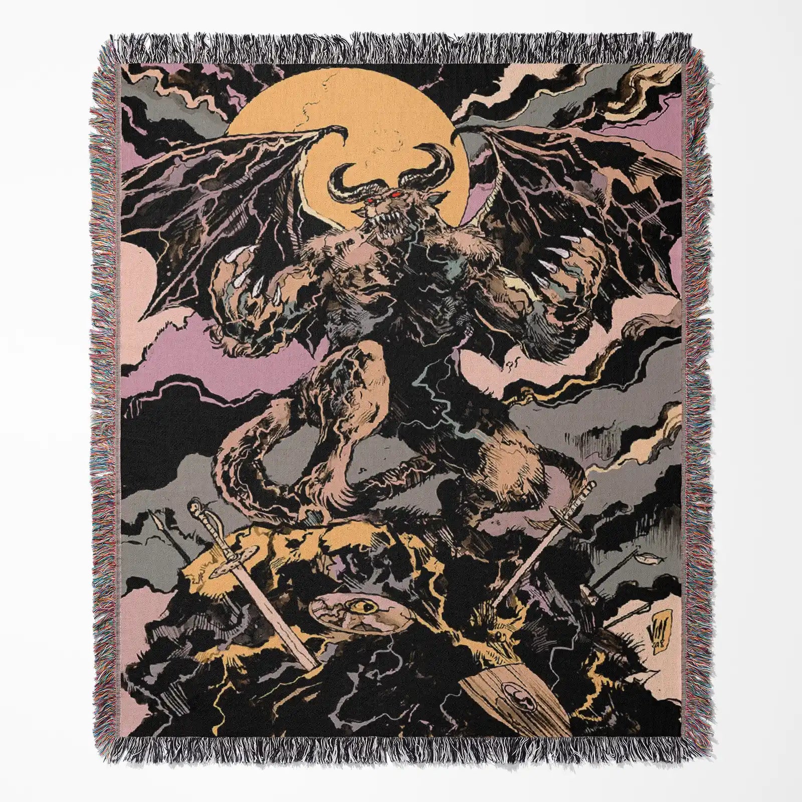 Tapisserie de couverture tissée une pièce – Cadeau de décoration de chambre d'anime de personnalité-Ⅰ