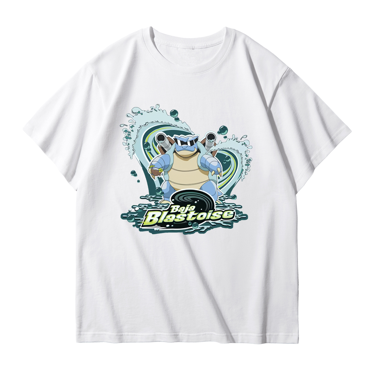 Baja Blastoise Wave Power T-Shirt,Crewneck,Hoodie – Unleash the Water Warrior Within You,T31