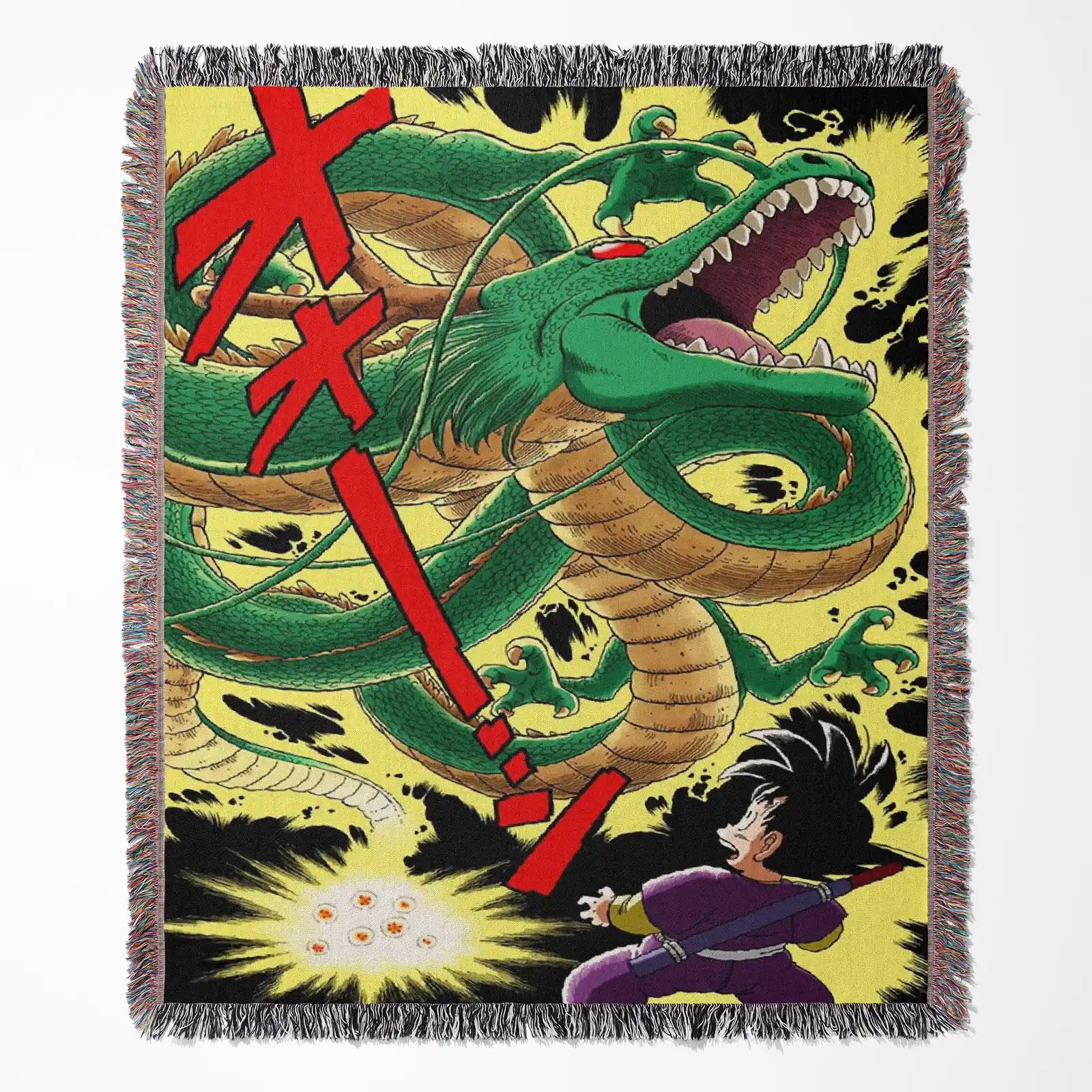 Dragon Ball Woven Throw Blanket Tapestry – Personality Anime Room Decor Gift-VII