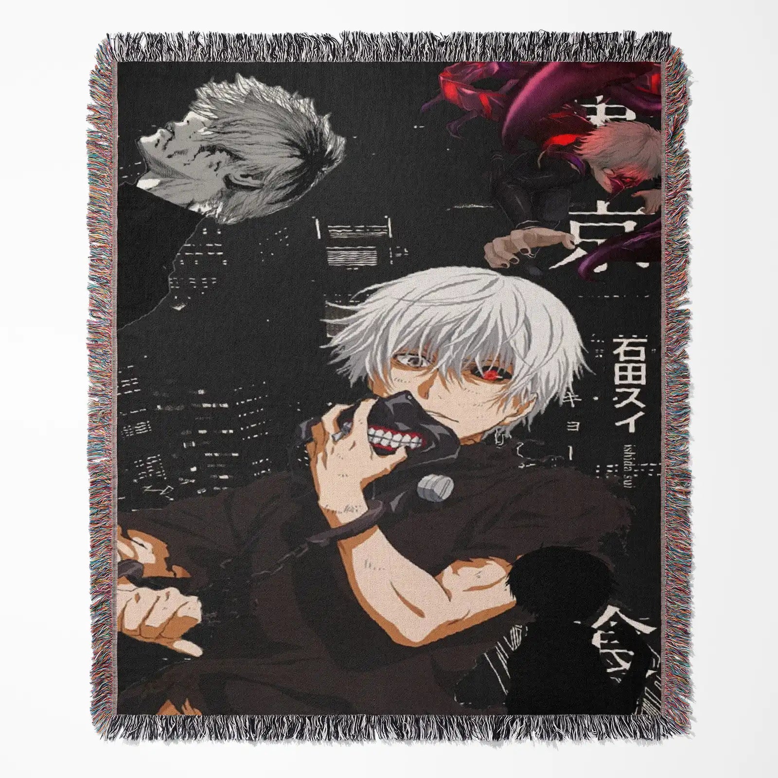 Tapisserie de couverture tissée une pièce – Cadeau de décoration de chambre d'anime de personnalité-Ⅰ