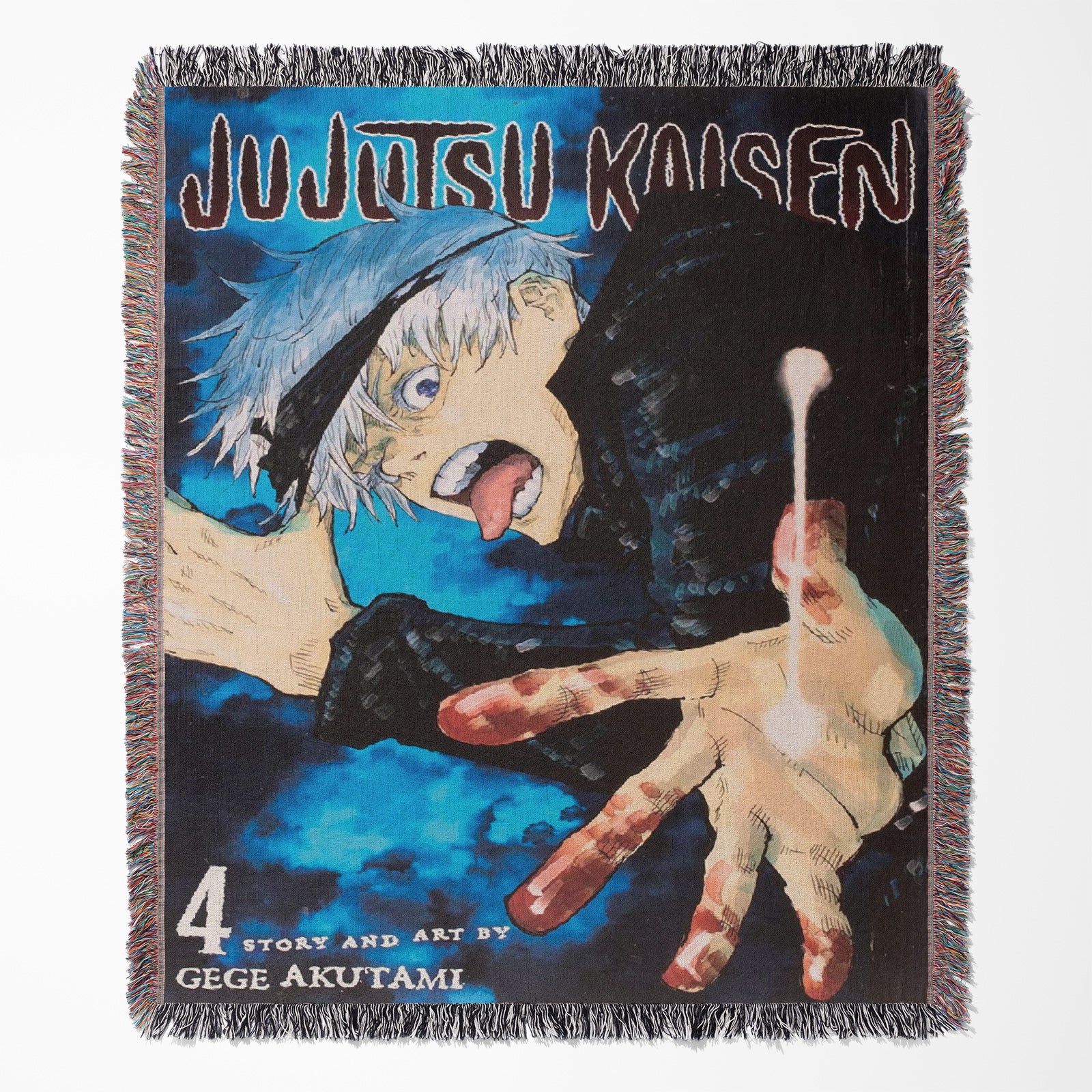 Couverture tissée Jujutsu Kaisen, tapisserie – personnalité, décoration de chambre d'anime, cadeau-Ⅲ