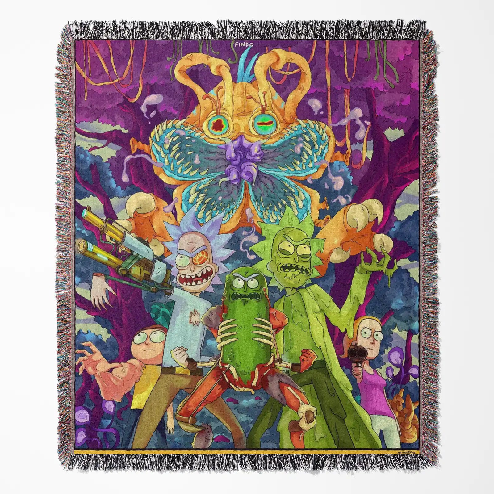 Tapisserie de couverture tissée une pièce – Cadeau de décoration de chambre d'anime de personnalité-Ⅰ