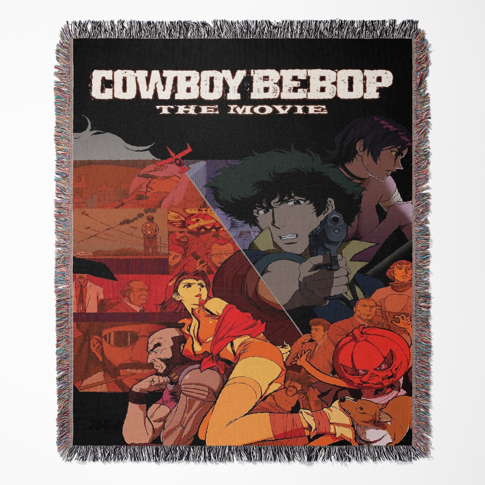 Cowboy Bebop Woven Throw Blanket Tapestry – Personality Anime Room Decor Gift-II