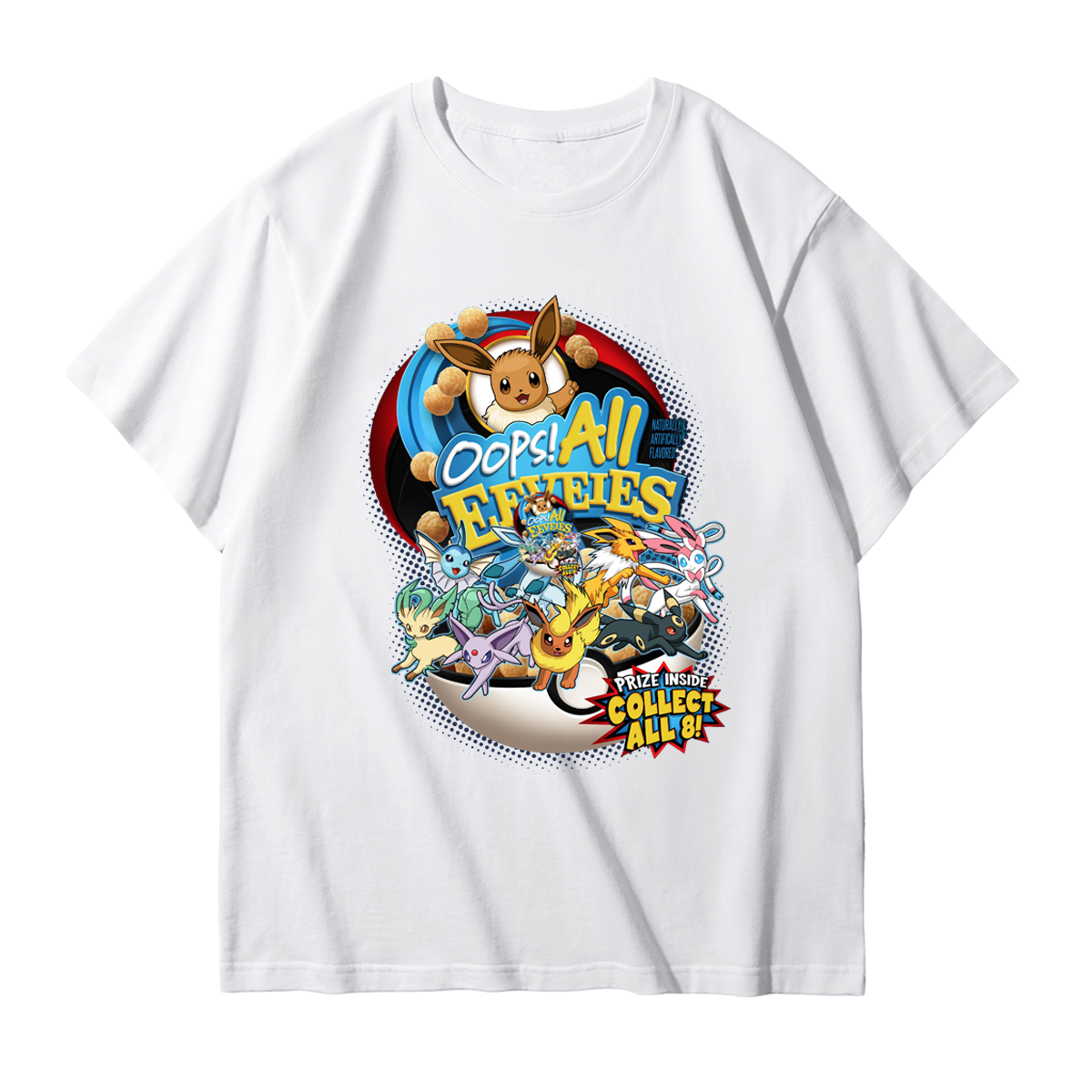 All Eeveies Anime T-Shirt,Crewneck,and Hoodie – Celebrate Every Evolution in Style,T43