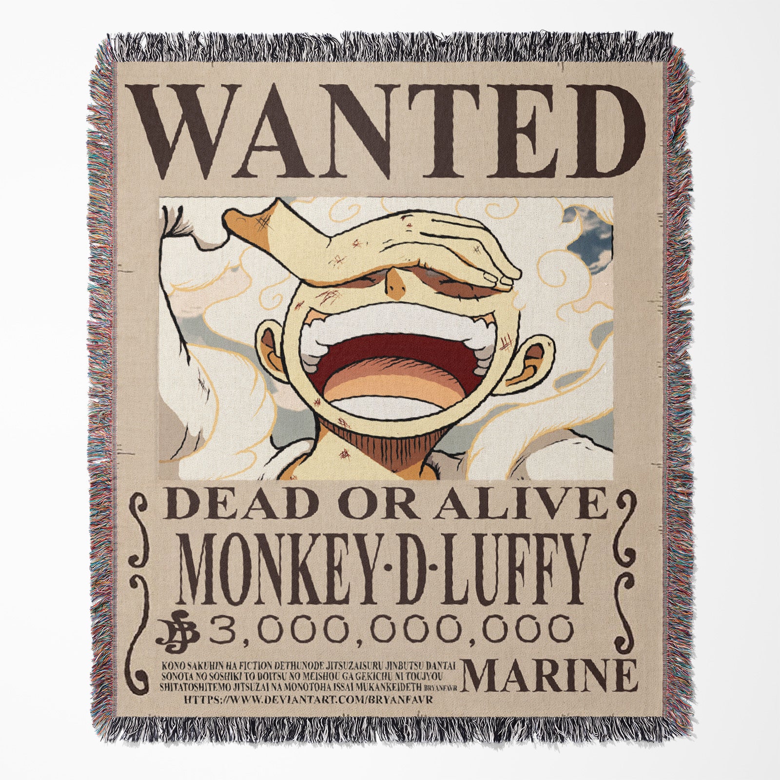 Tapisserie de couverture tissée une pièce – Personnalité Anime Room Decor Gift-VII