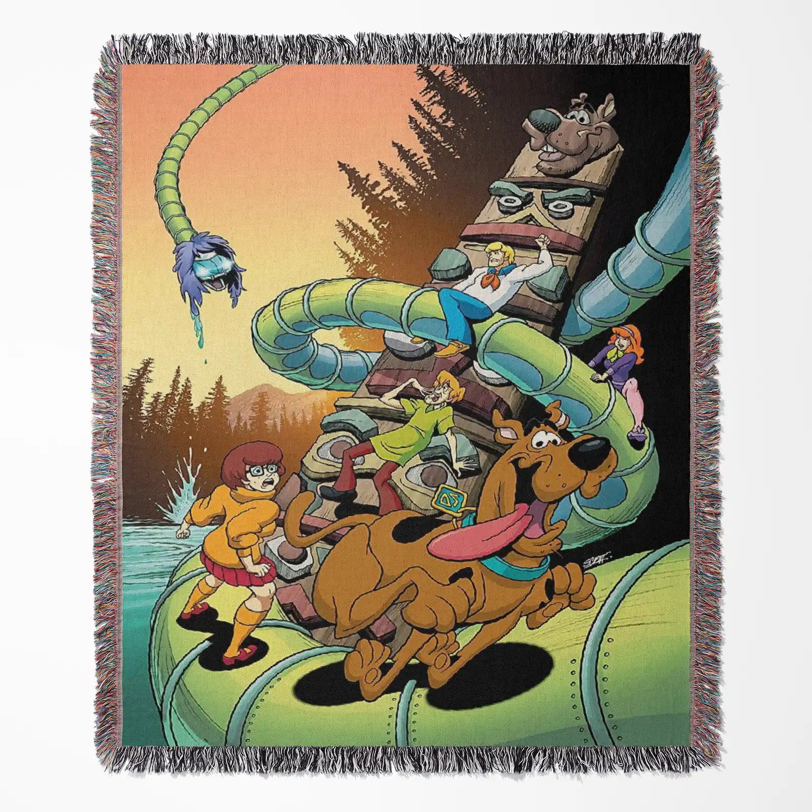 Tapisserie de couverture tissée une pièce – Cadeau de décoration de chambre d'anime de personnalité-Ⅰ