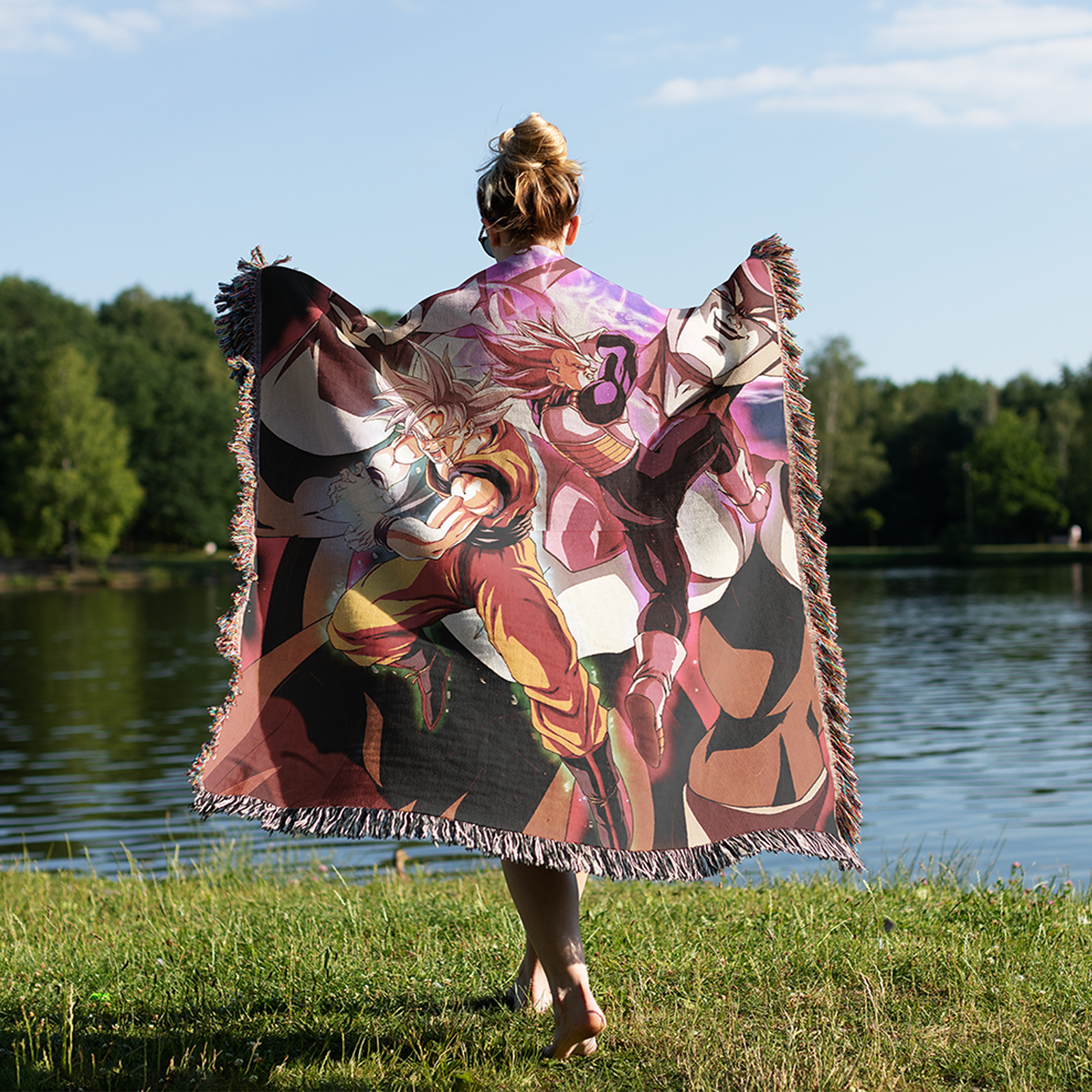 Tapisserie de couverture tissée Dragon Ball – Personnalité Anime Room Decor Gift-VI