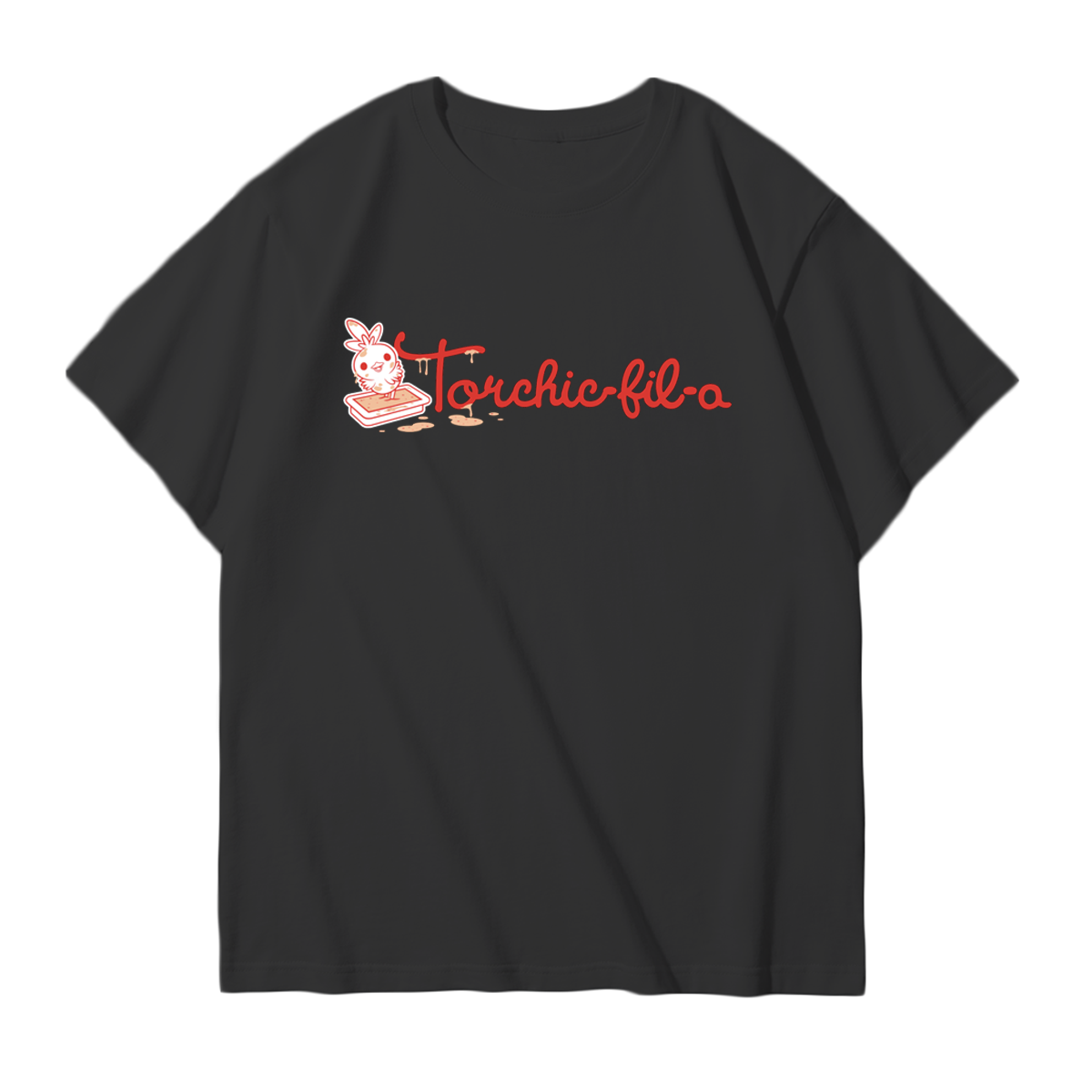 Torchic Anime-Inspired T-Shirt,Crewneck,Hoodie – Bold,Fire-Infused Designs for Pokémon Fans,T48