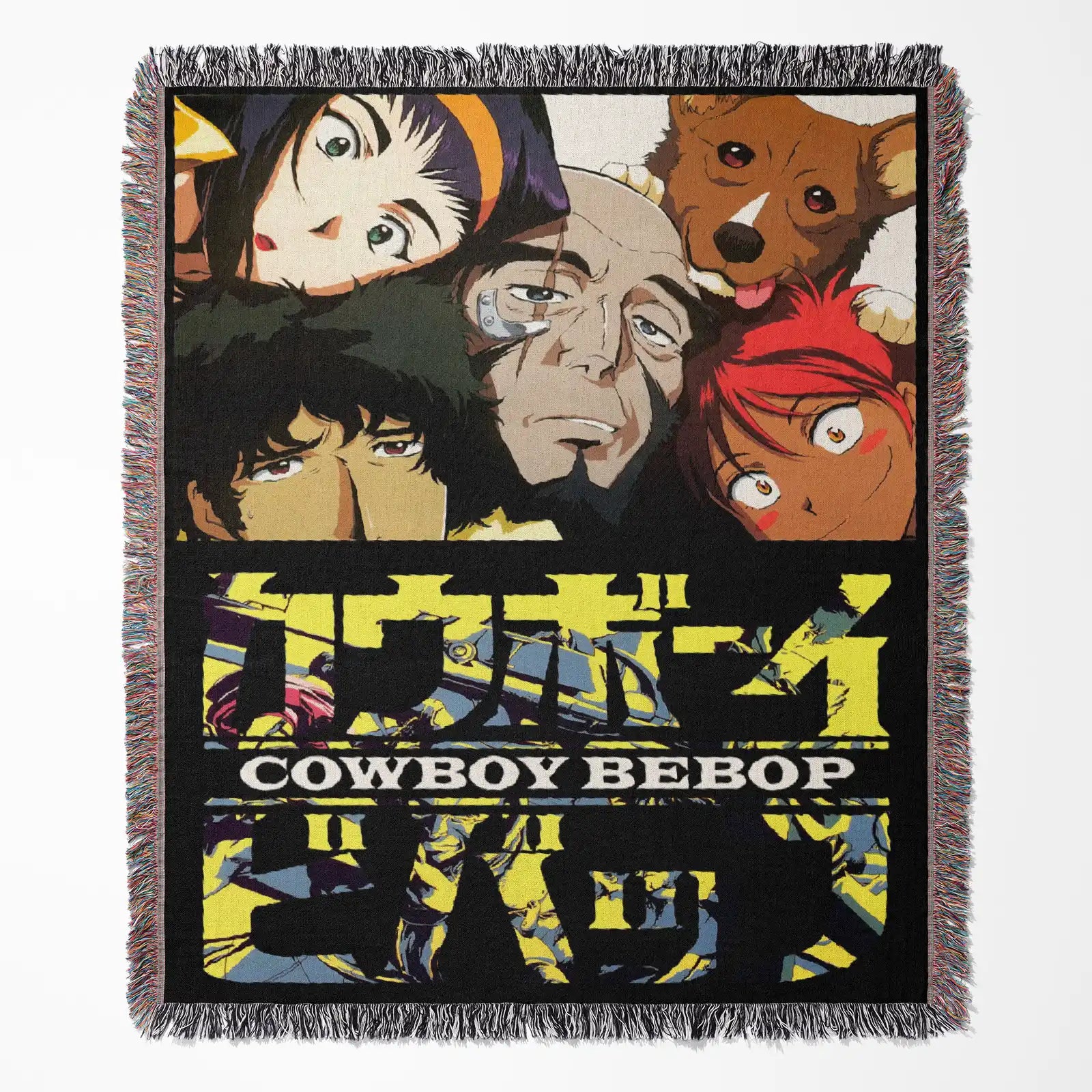 Cowboy Bebop Woven Throw Blanket Tapestry – Personality Anime Room Decor Gift-IV