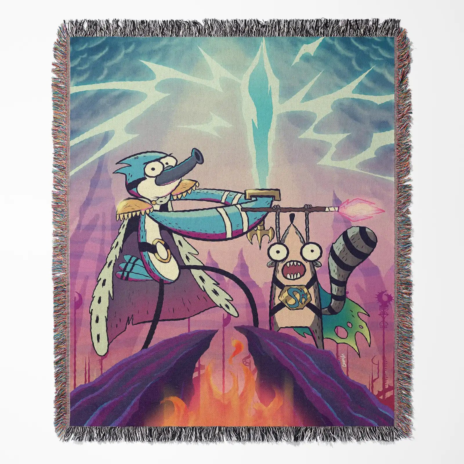 Tapisserie de couverture tissée une pièce – Cadeau de décoration de chambre d'anime de personnalité-Ⅰ