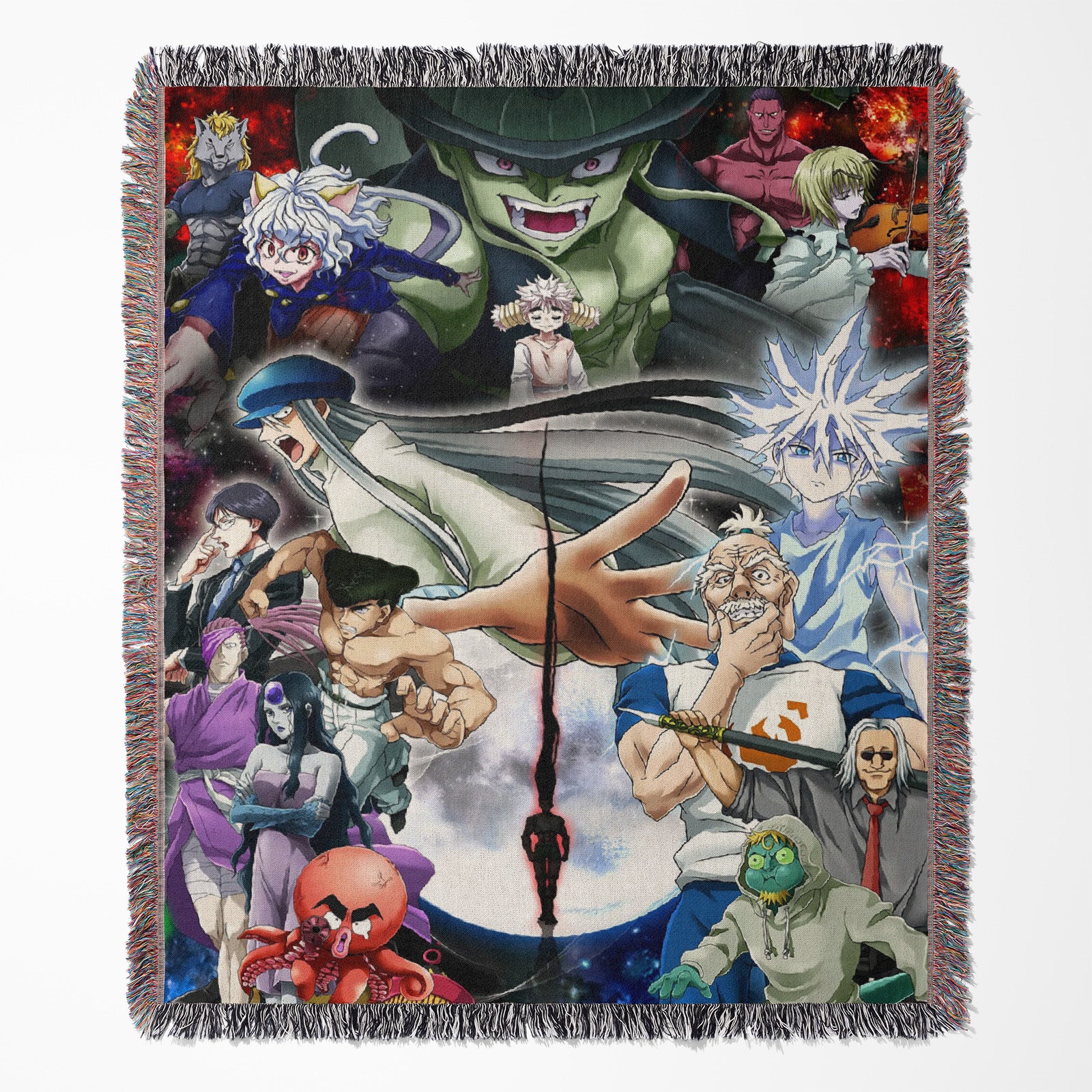 Hunter x Hunter Woven Throw Blanket Tapestry – Personality Anime Room Decor Gift-II