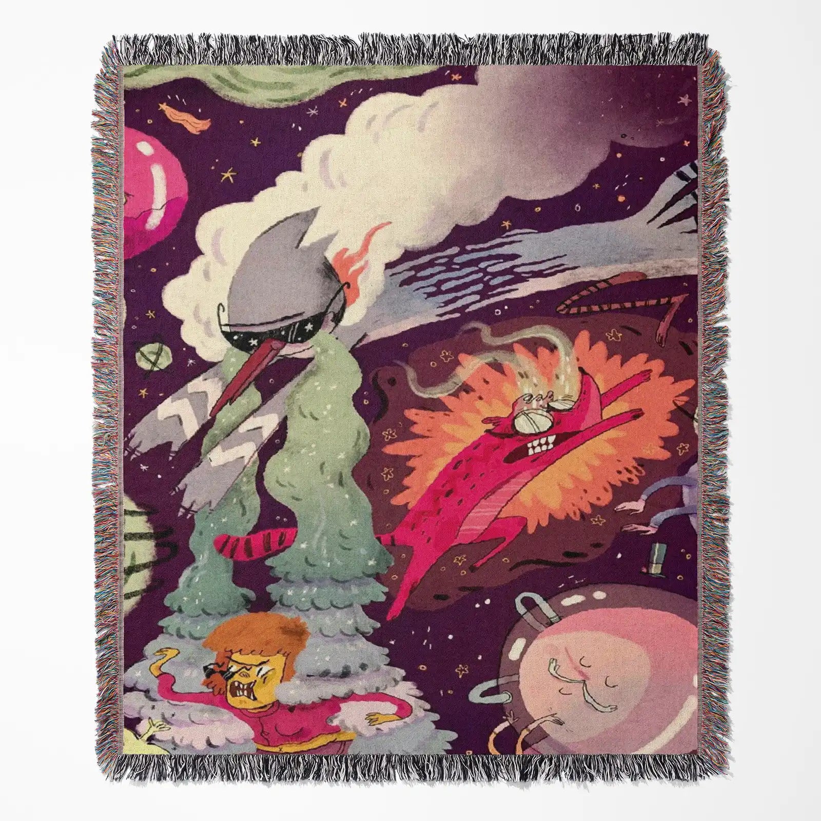 Tapisserie de couverture tissée une pièce – Cadeau de décoration de chambre d'anime de personnalité-Ⅰ