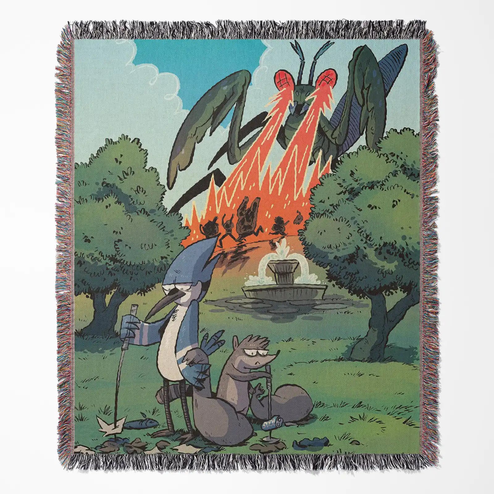 Tapisserie de couverture tissée une pièce – Cadeau de décoration de chambre d'anime de personnalité-Ⅰ