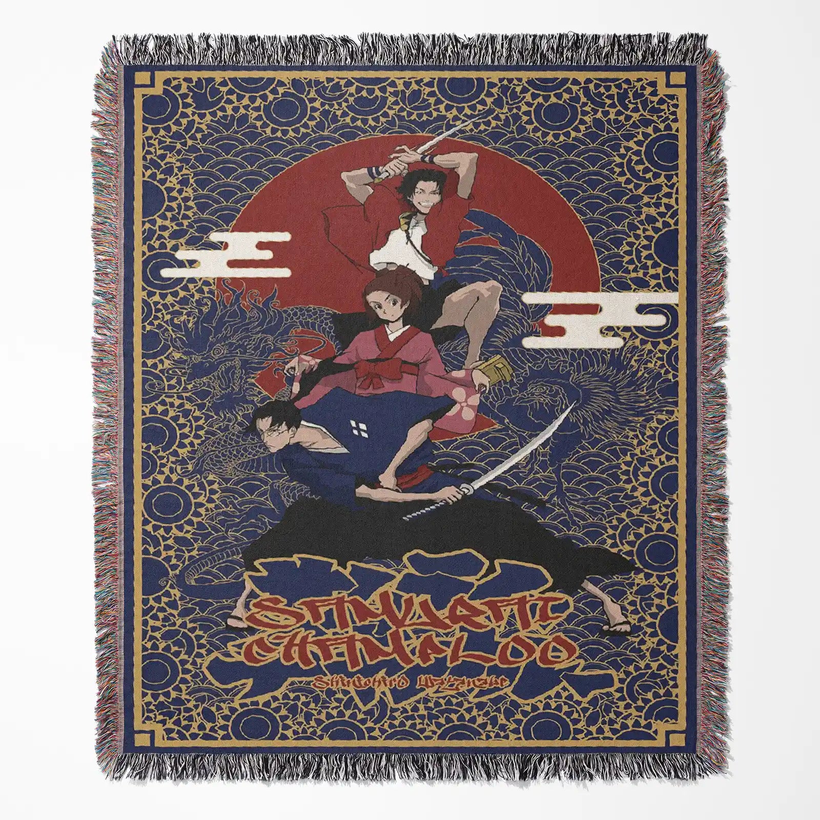 Tapisserie de couverture tissée une pièce – Cadeau de décoration de chambre d'anime de personnalité-Ⅰ