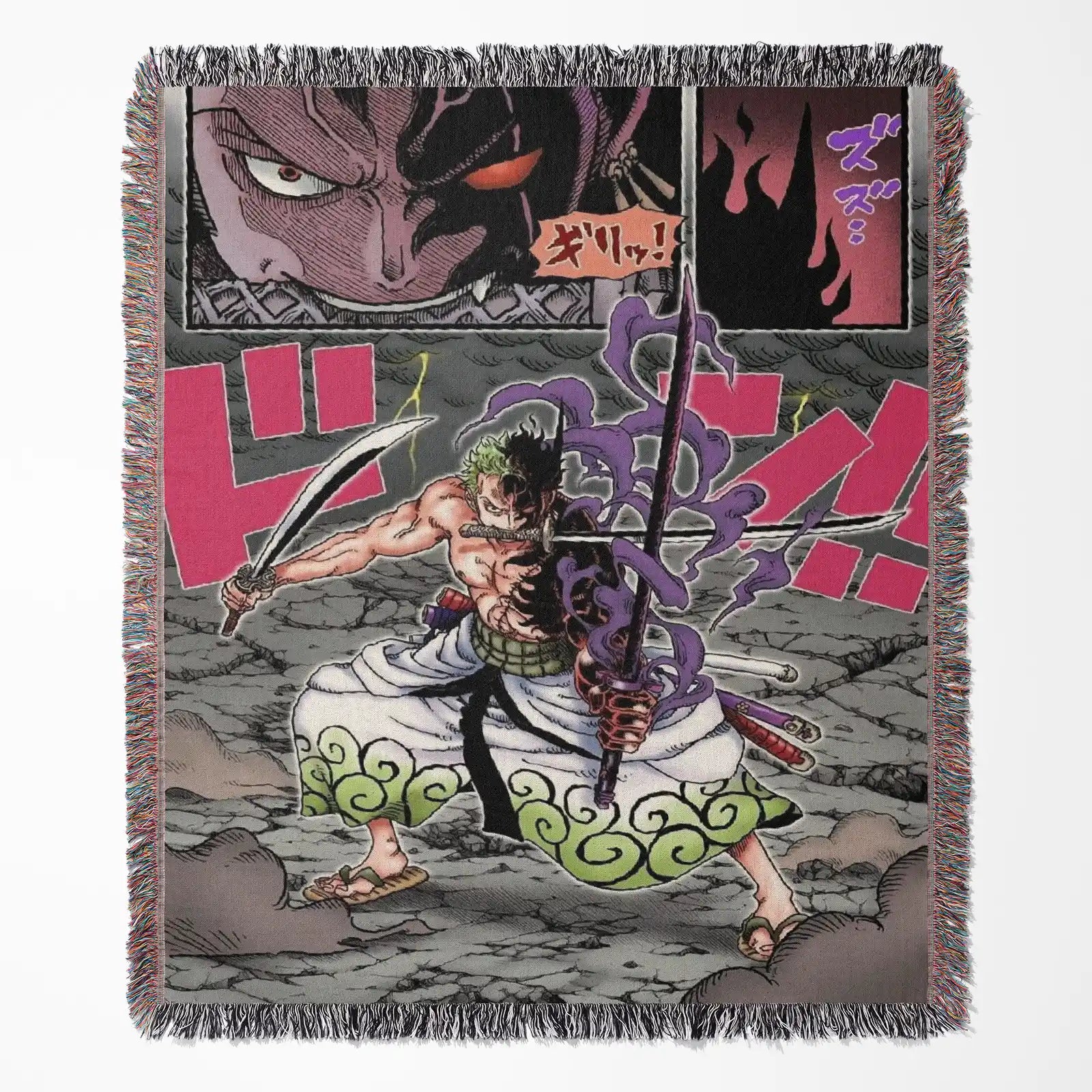 Tapisserie de couverture tissée une pièce – Personnalité Anime Room Decor Gift-VII