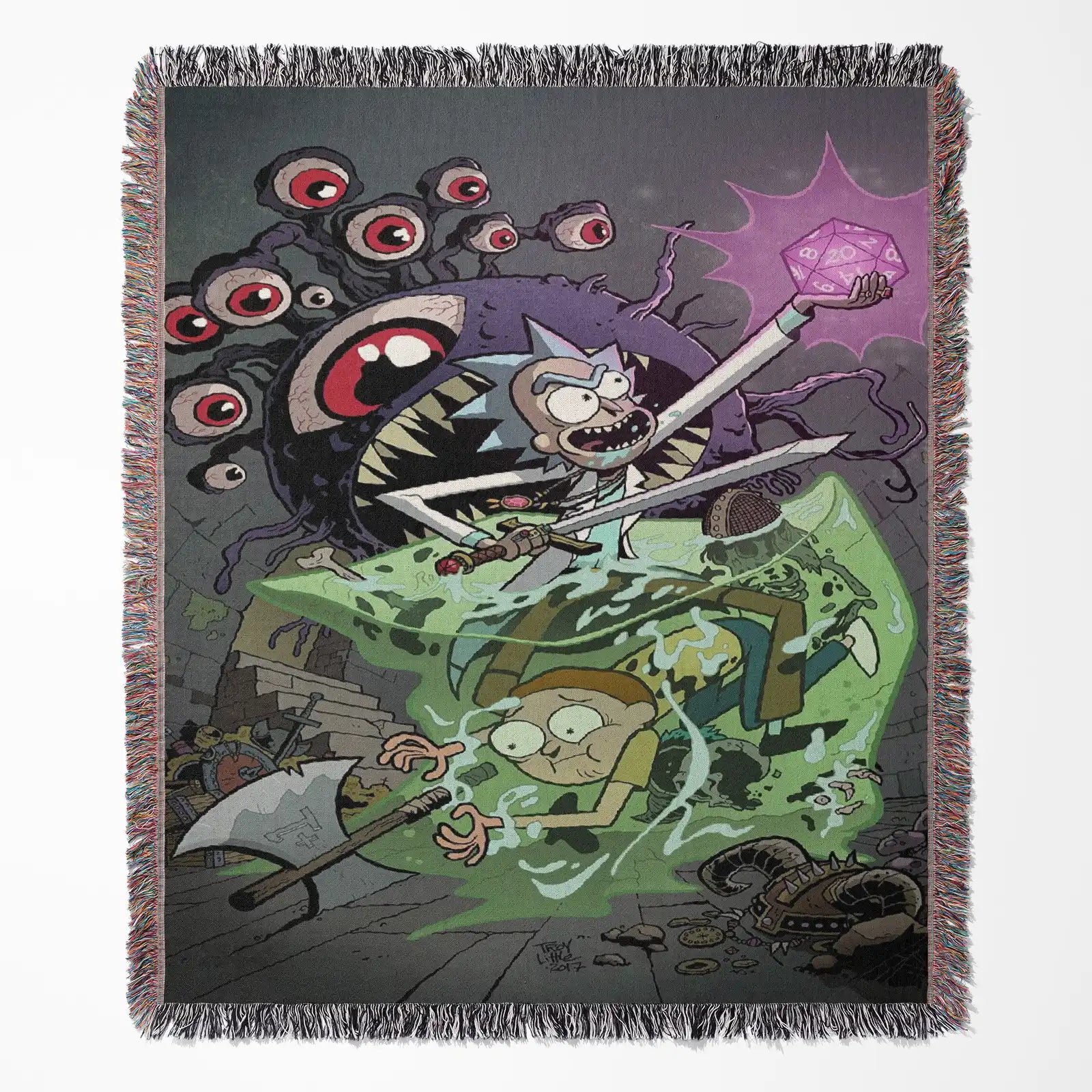 Tapisserie de couverture tissée une pièce – Cadeau de décoration de chambre d'anime de personnalité-Ⅰ