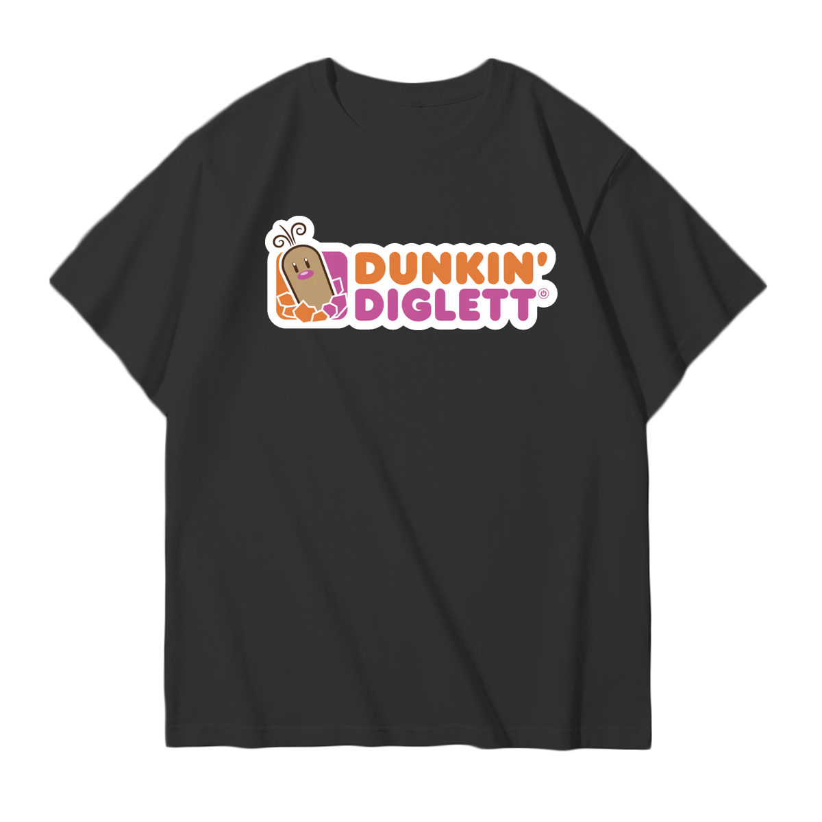 Dunkin' Diglett Anime T-Shirt,Crewneck,and Hoodie – Perfect for Fans of Quirky,Fun Designs and Cozy Style,T38