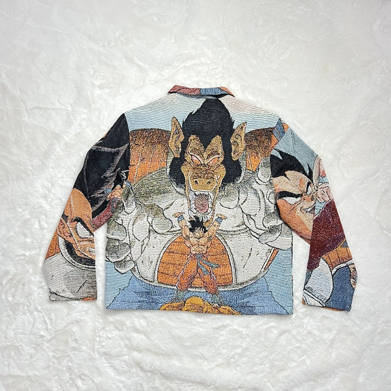 Veste Dragon Ball Saiyan Invasion-TAPESTRY