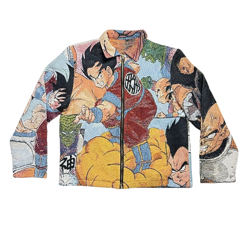 Veste Dragon Ball Saiyan Invasion-TAPESTRY