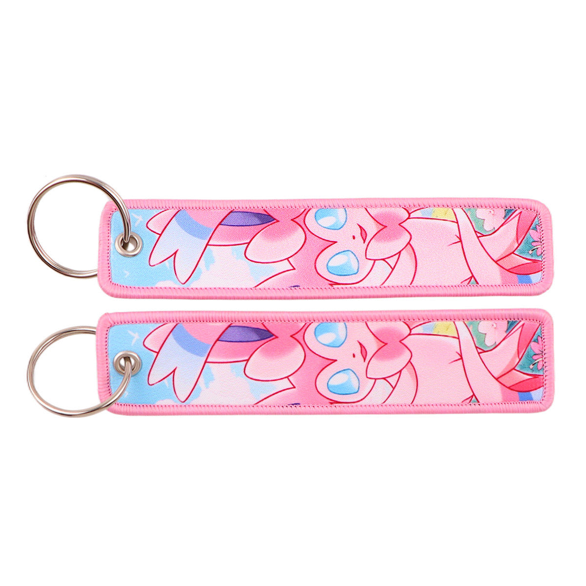 Embroidered Keychain – Cute Monster Pendant,Perfect Gift for Friends,005