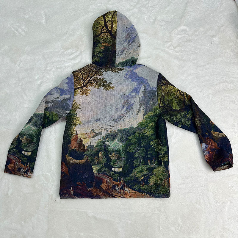 Sweat à capuche mythe grec-TAPESTRY