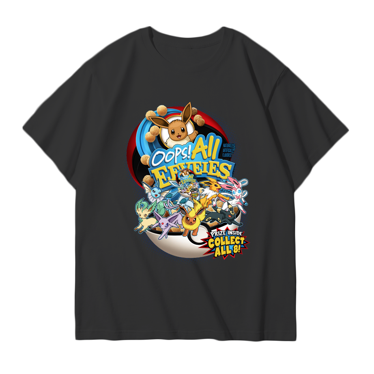 All Eeveies Anime T-Shirt,Crewneck,and Hoodie – Celebrate Every Evolution in Style,T43