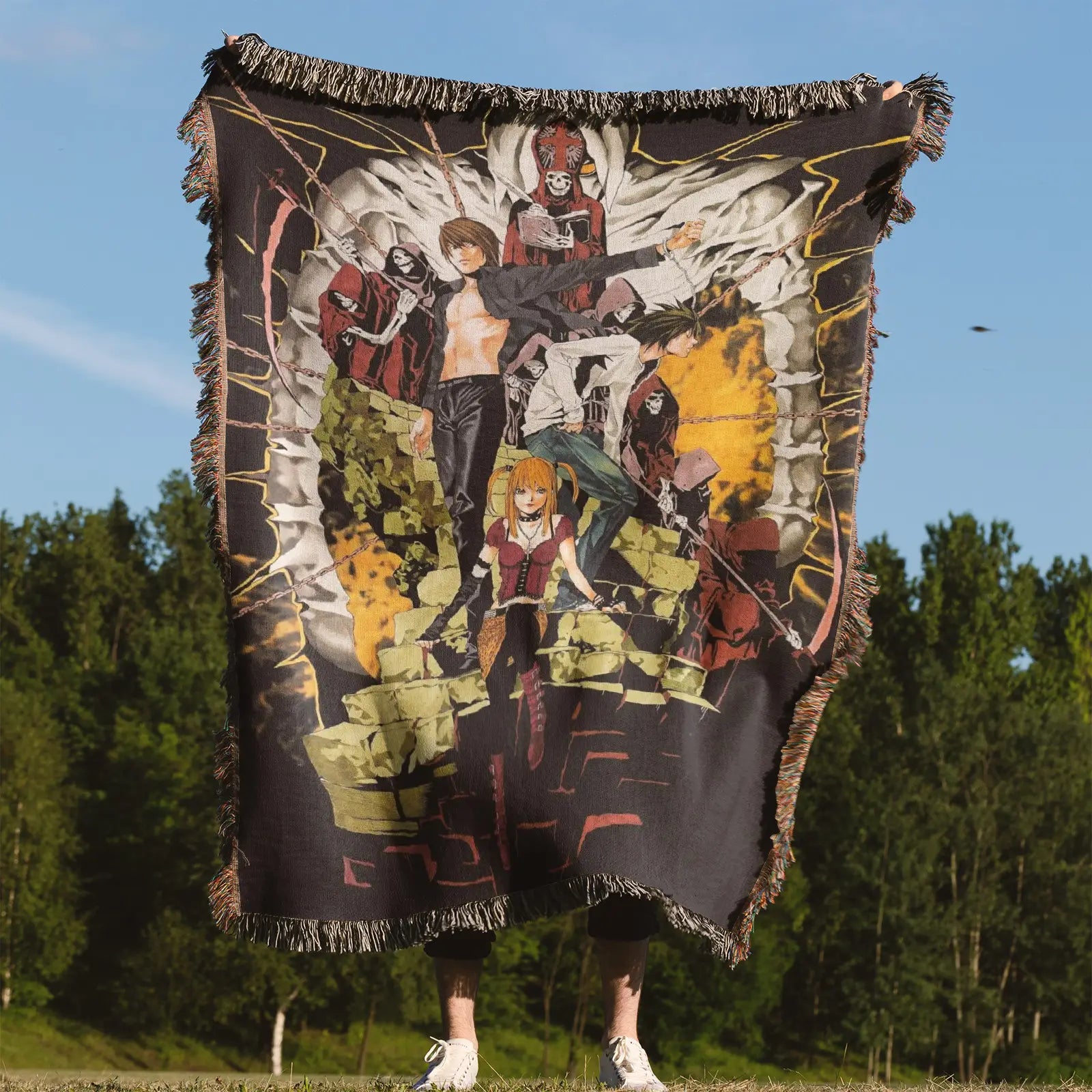 Tapisserie de couverture tissée une pièce – Cadeau de décoration de chambre d'anime de personnalité-Ⅰ