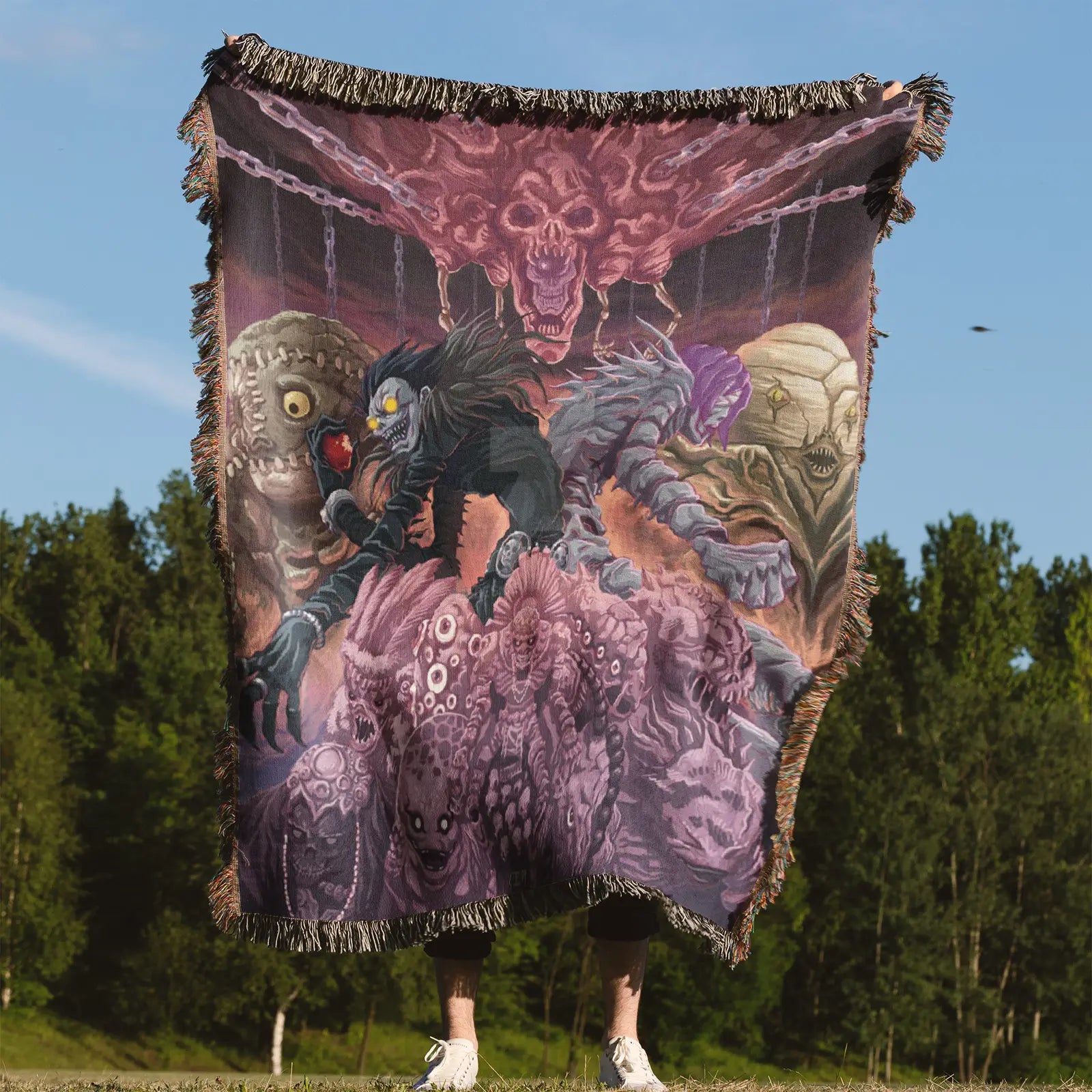 Tapisserie de couverture tissée une pièce – Cadeau de décoration de chambre d'anime de personnalité-Ⅰ