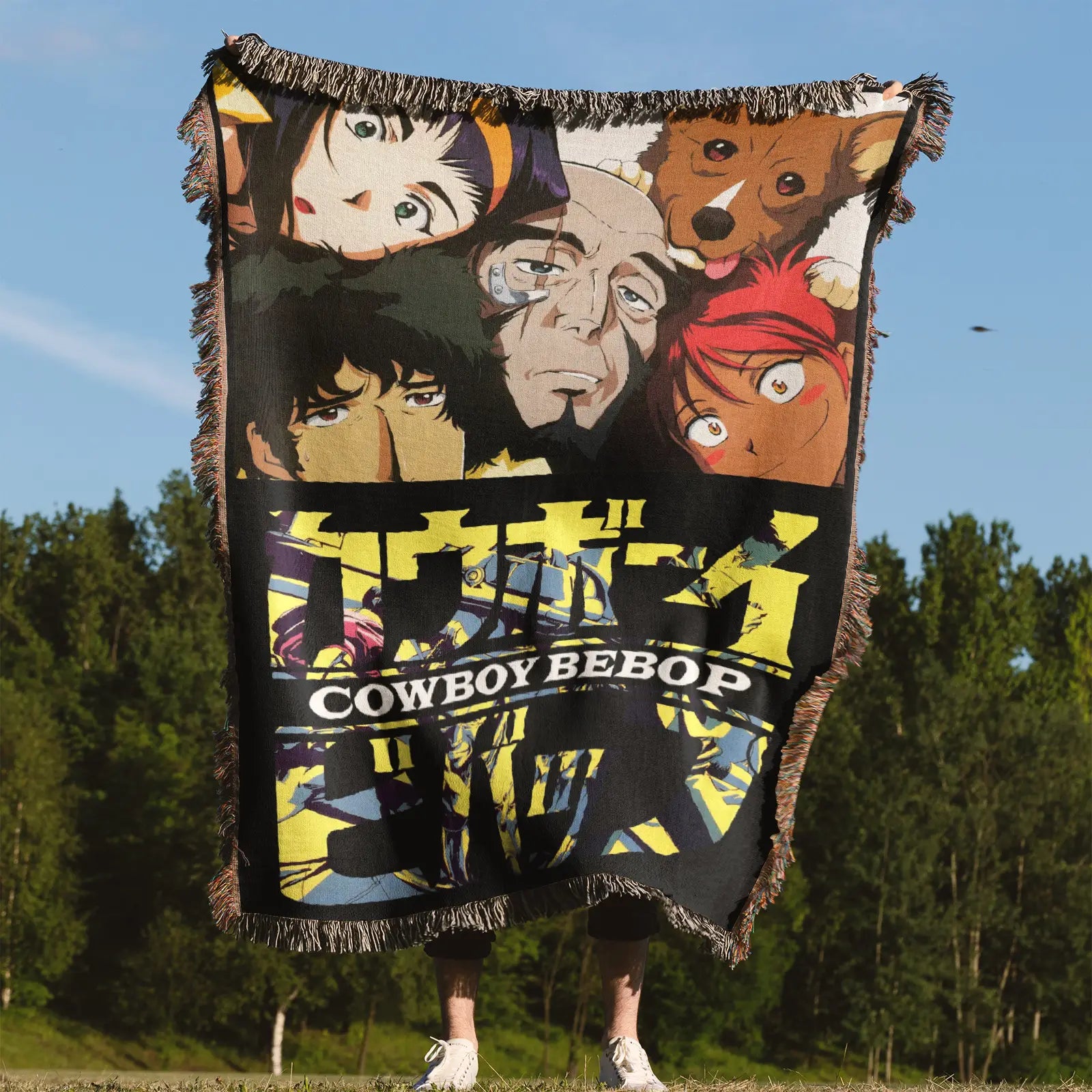 Cowboy Bebop Woven Throw Blanket Tapestry – Personality Anime Room Decor Gift-IV