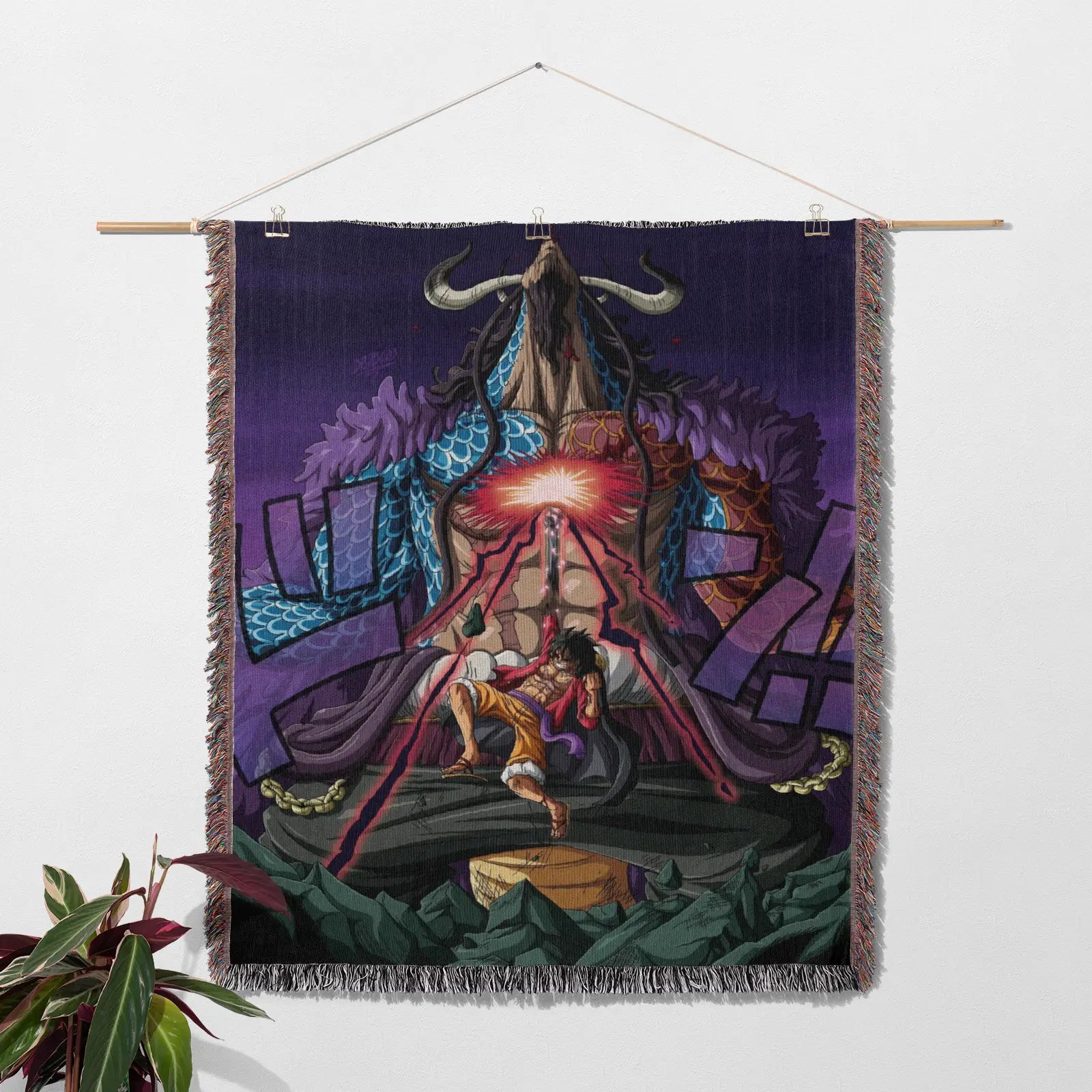 Tapisserie de couverture tissée une pièce – Personnalité Anime Room Decor Gift-VII