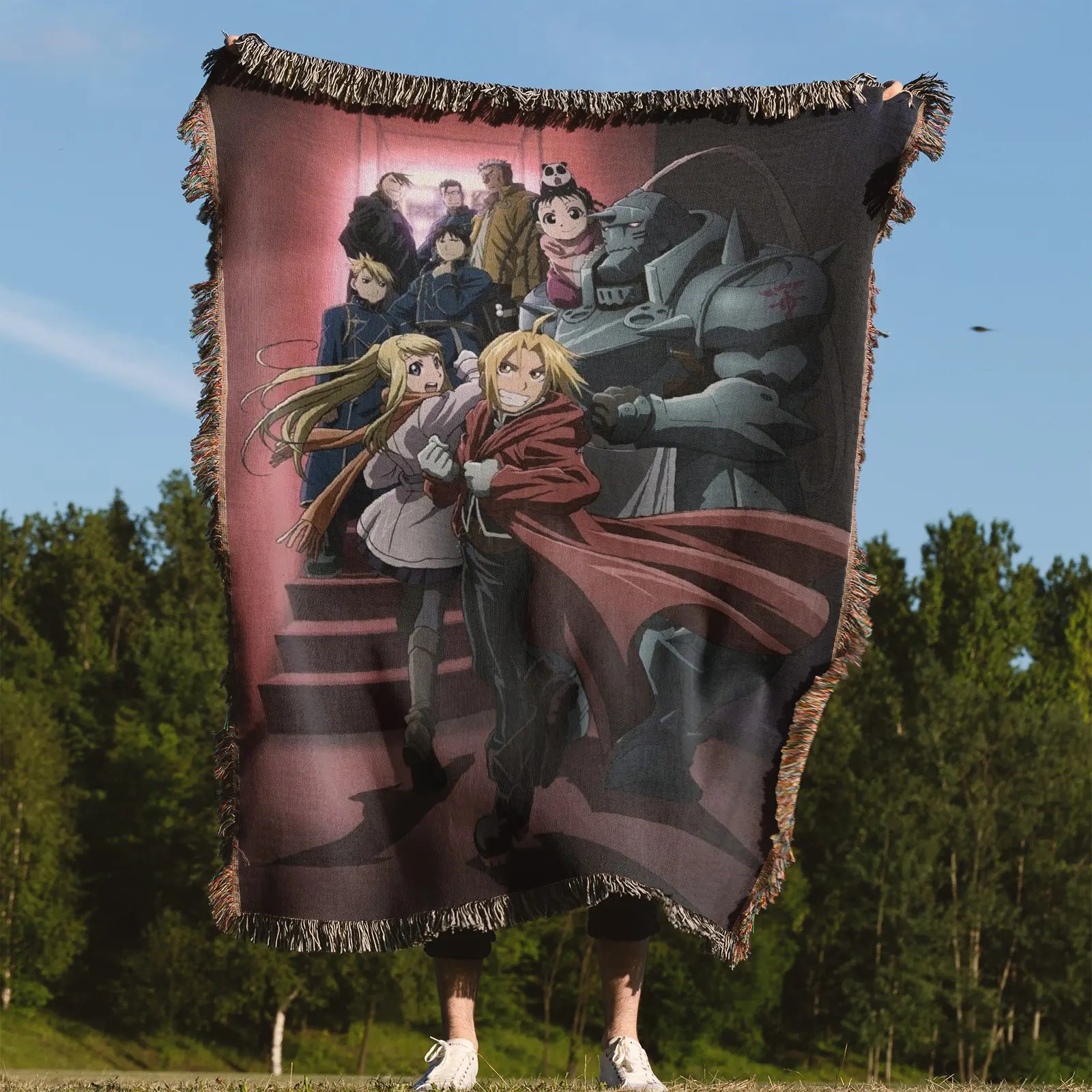 Tapisserie de couverture tissée une pièce – Cadeau de décoration de chambre d'anime de personnalité-Ⅰ