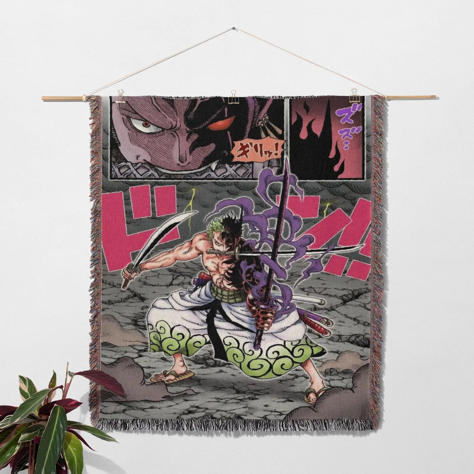 Tapisserie de couverture tissée une pièce – Personnalité Anime Room Decor Gift-VII