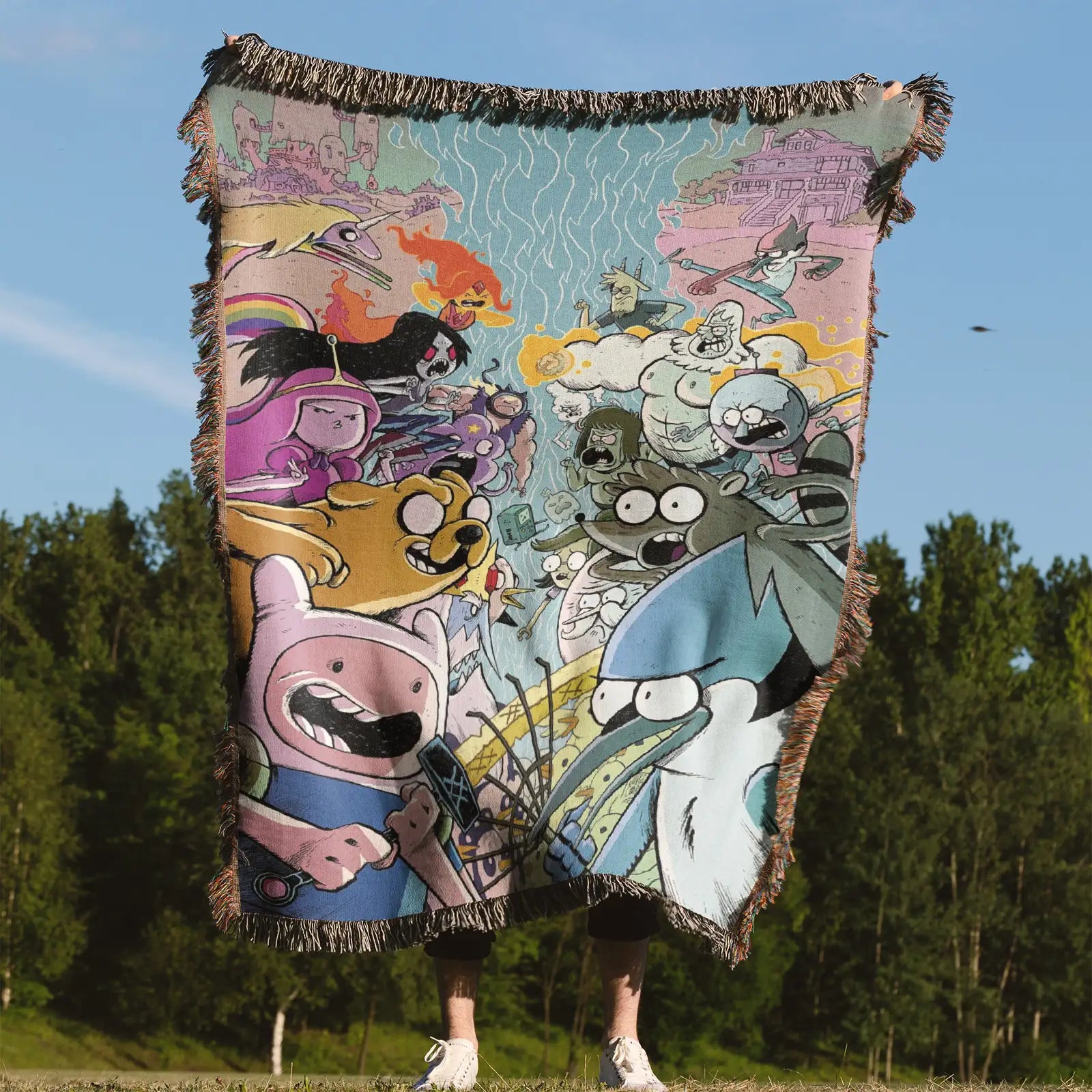 Tapisserie de couverture tissée une pièce – Cadeau de décoration de chambre d'anime de personnalité-Ⅰ