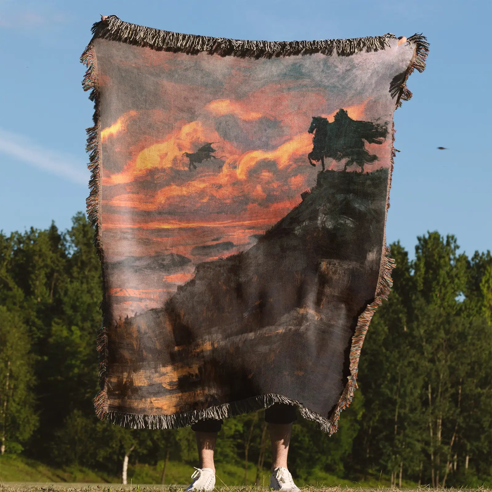 Tapisserie de couverture tissée une pièce – Cadeau de décoration de chambre d'anime de personnalité-Ⅰ