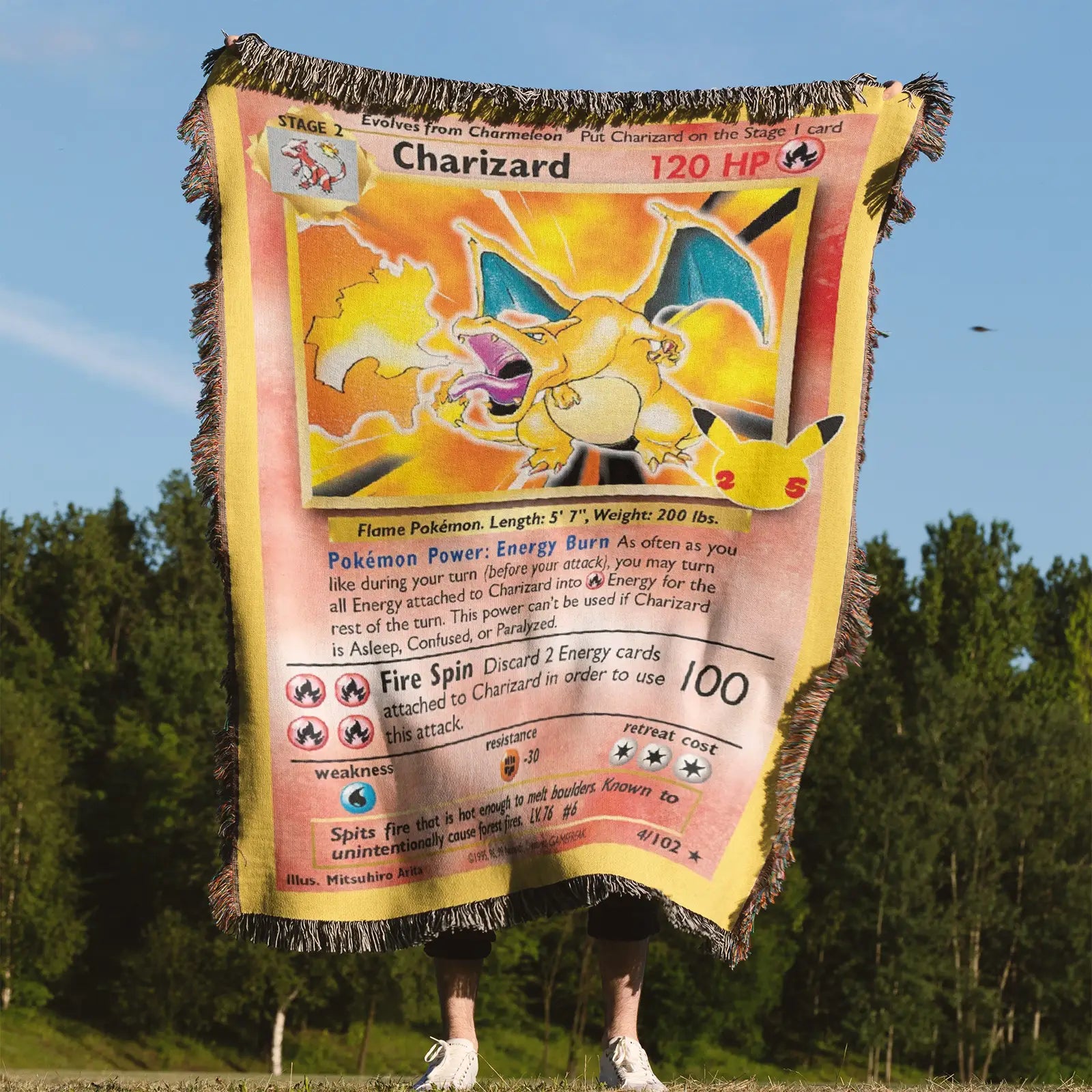 Tapisserie de couverture tissée Pokemon Gengar - Cadeau de décoration de chambre d'anime de personnalité-Ⅲ