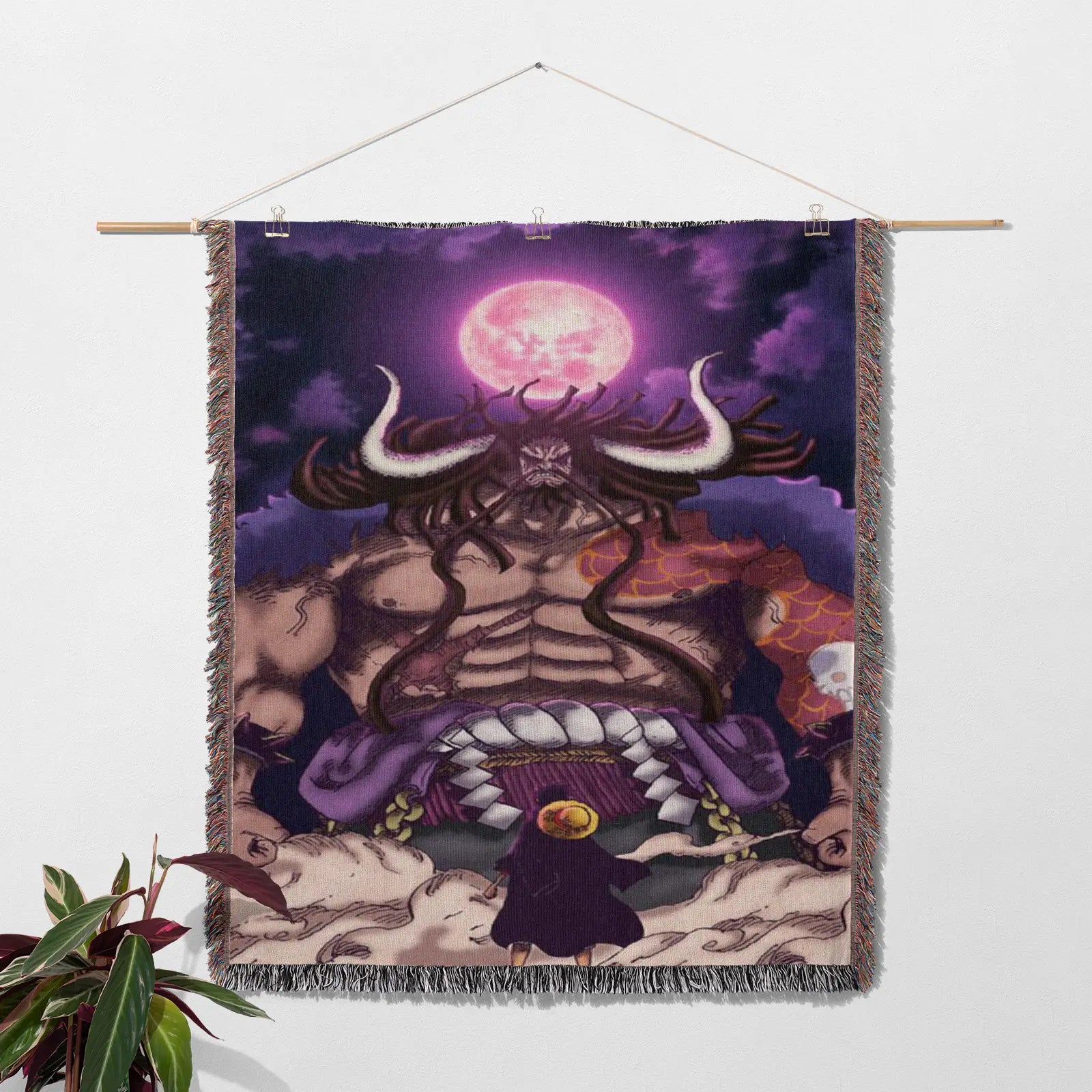 Tapisserie de couverture tissée une pièce – Personnalité Anime Room Decor Gift-VII