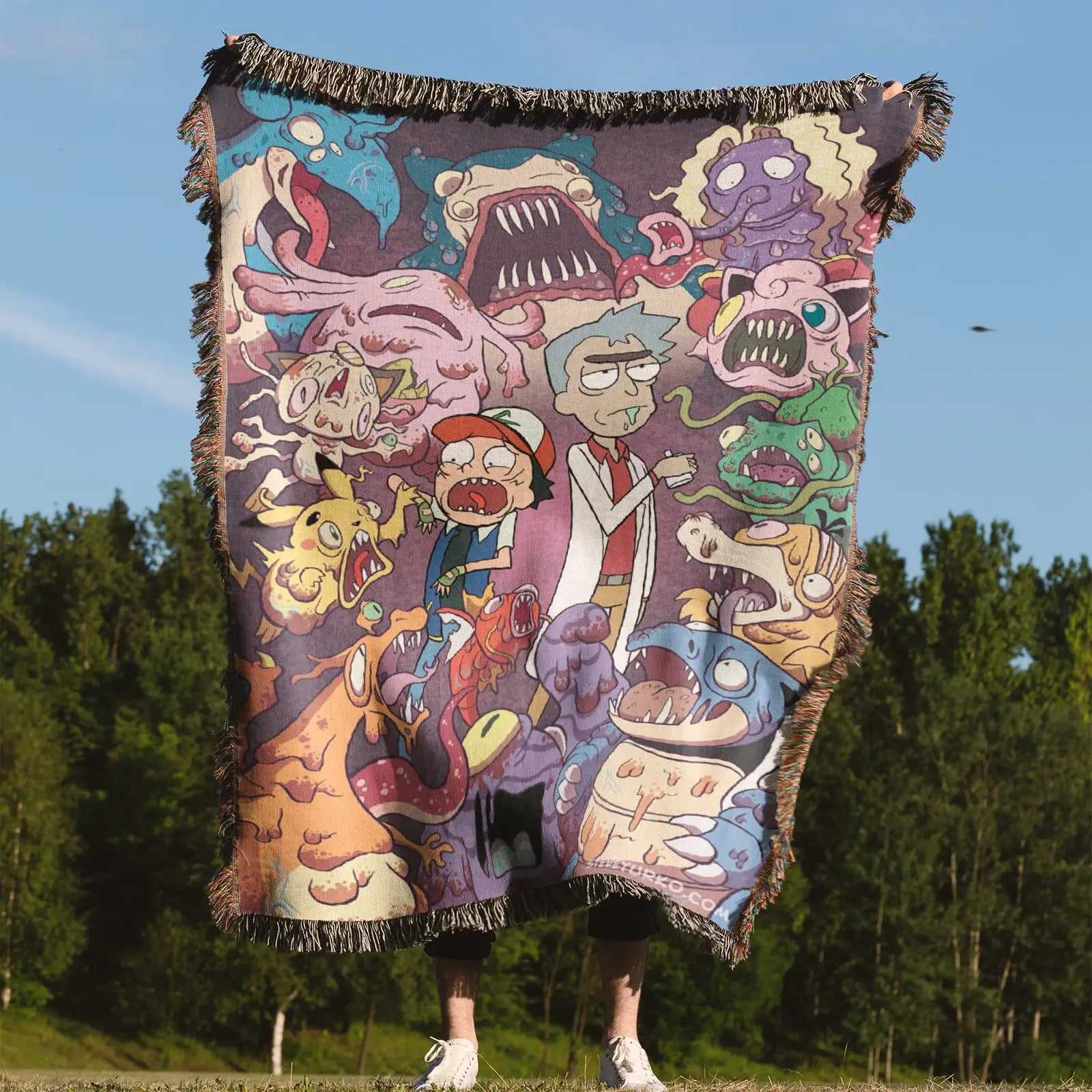 Tapisserie de couverture tissée une pièce – Cadeau de décoration de chambre d'anime de personnalité-Ⅰ