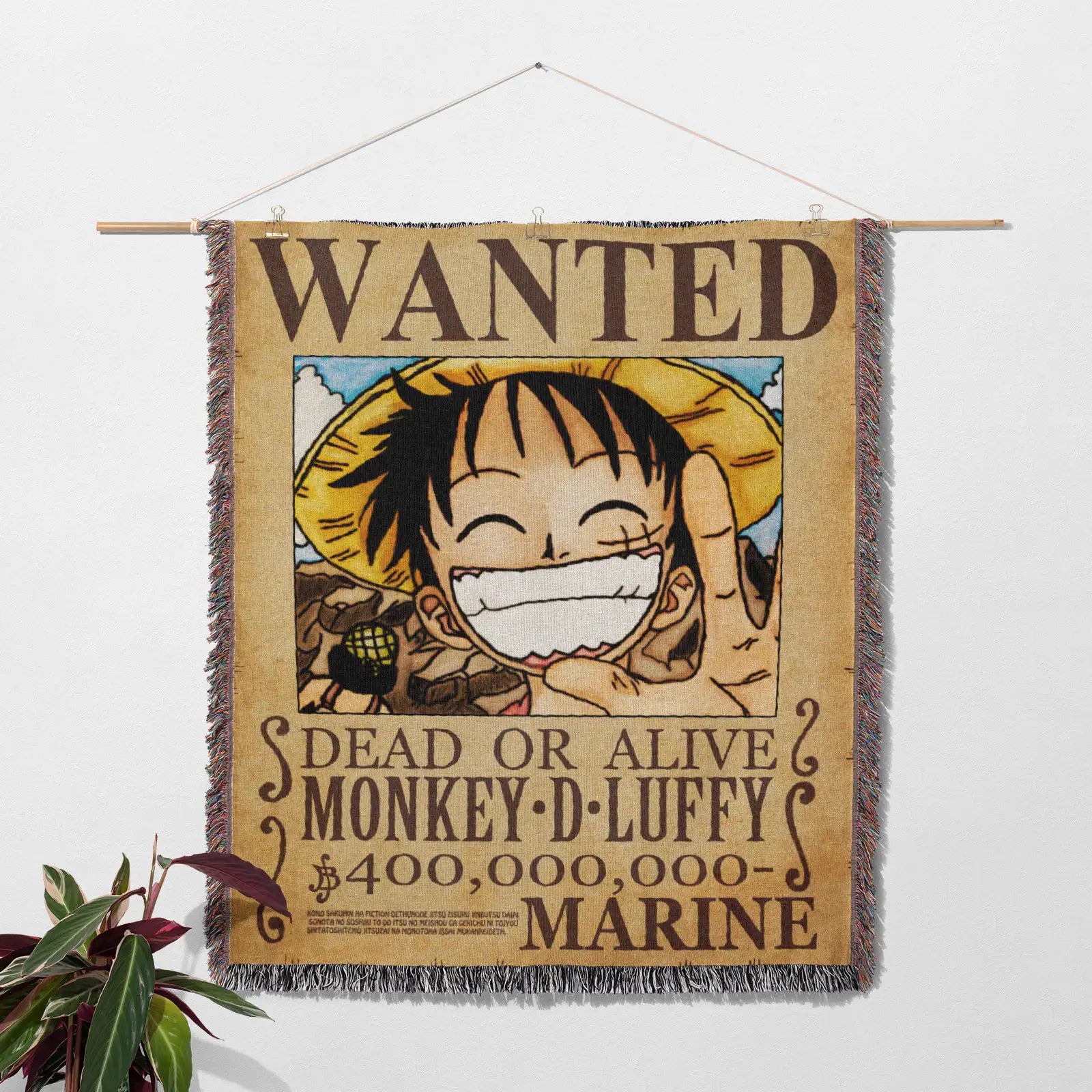 Tapisserie de couverture tissée une pièce – Personnalité Anime Room Decor Gift-VII