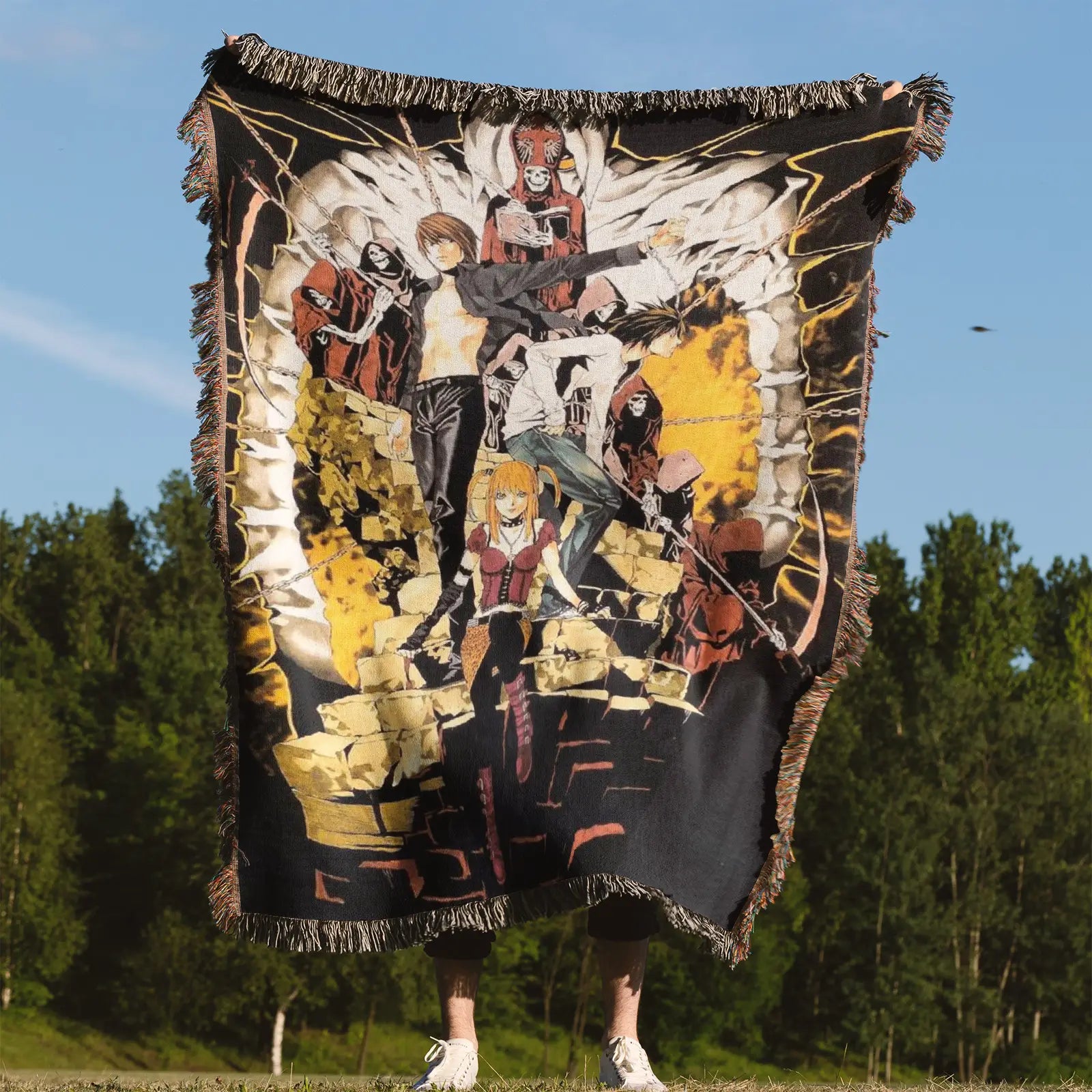 Tapisserie de couverture tissée une pièce – Cadeau de décoration de chambre d'anime de personnalité-Ⅰ