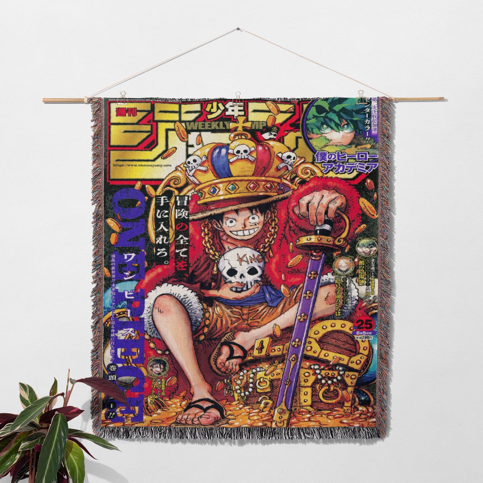 Tapisserie de couverture tissée une pièce – Personnalité Anime Room Decor Gift-VII