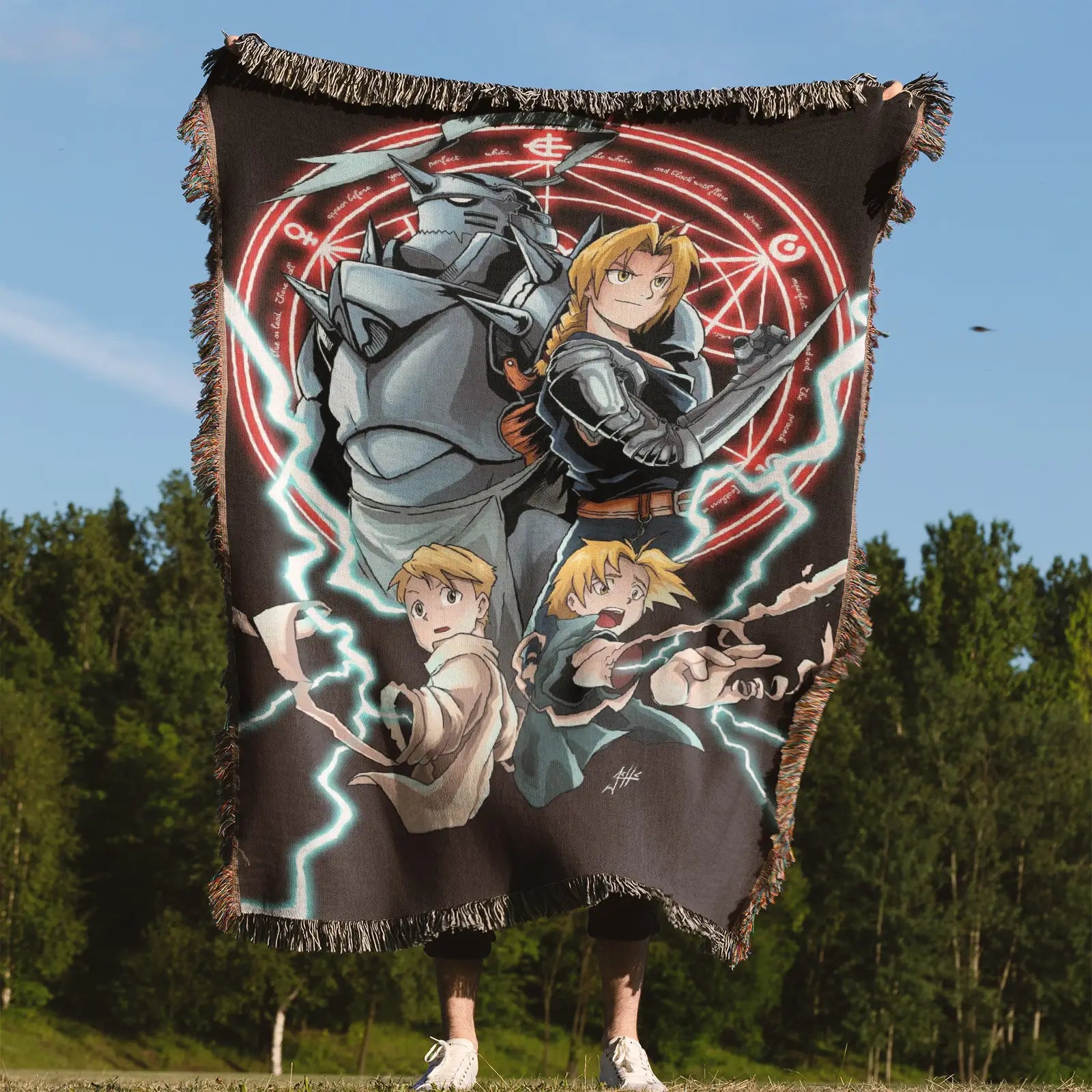 Tapisserie de couverture tissée une pièce – Cadeau de décoration de chambre d'anime de personnalité-Ⅰ