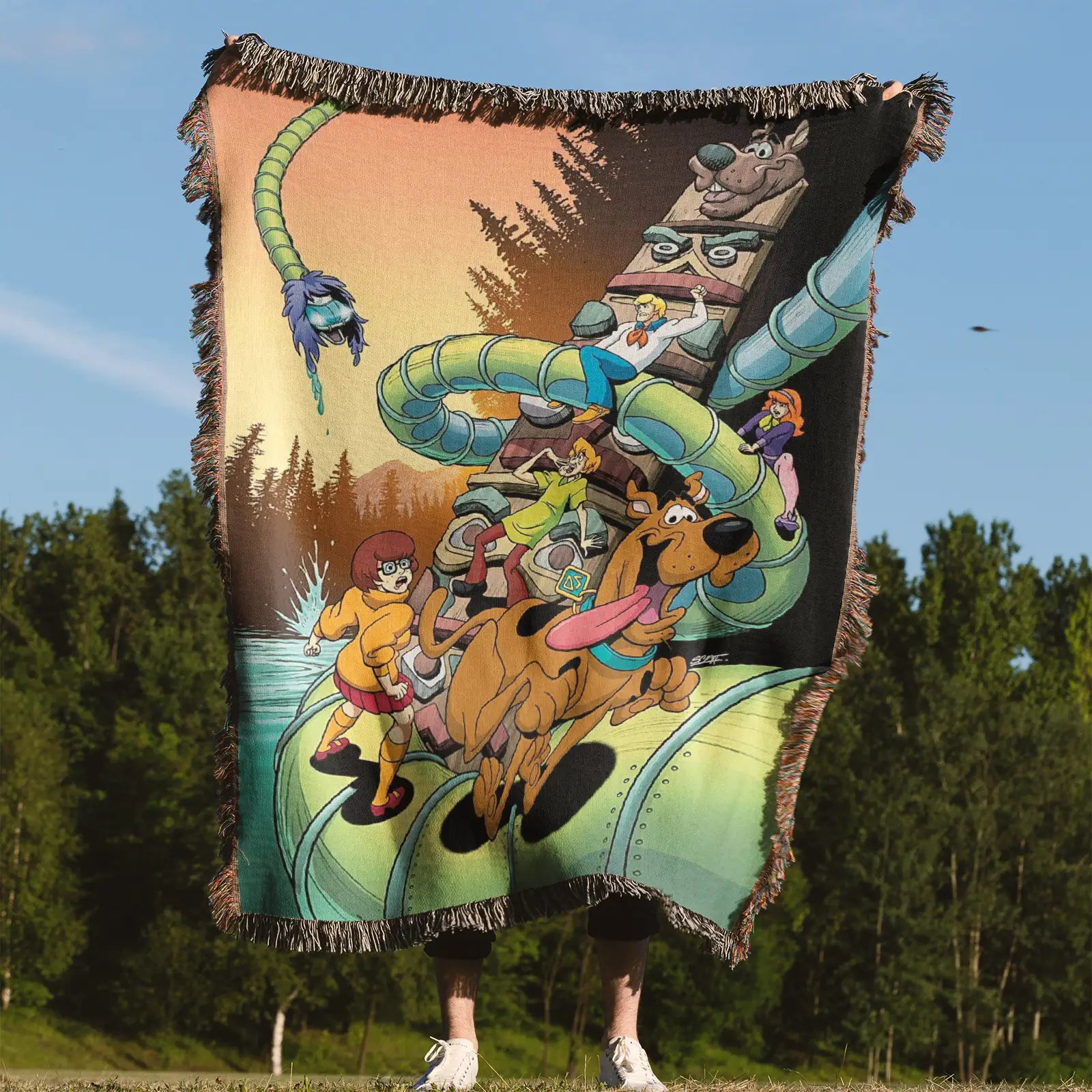 Tapisserie de couverture tissée une pièce – Cadeau de décoration de chambre d'anime de personnalité-Ⅰ