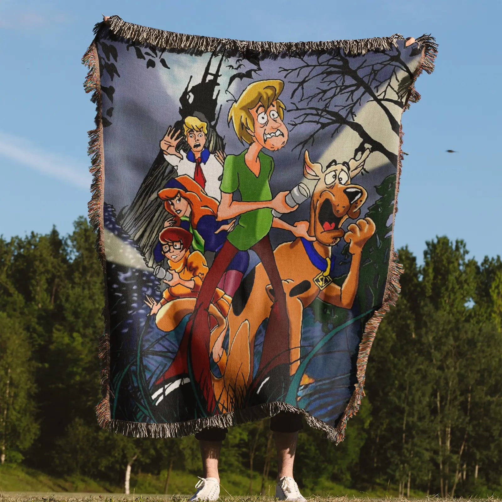 Tapisserie de couverture tissée une pièce – Cadeau de décoration de chambre d'anime de personnalité-Ⅰ