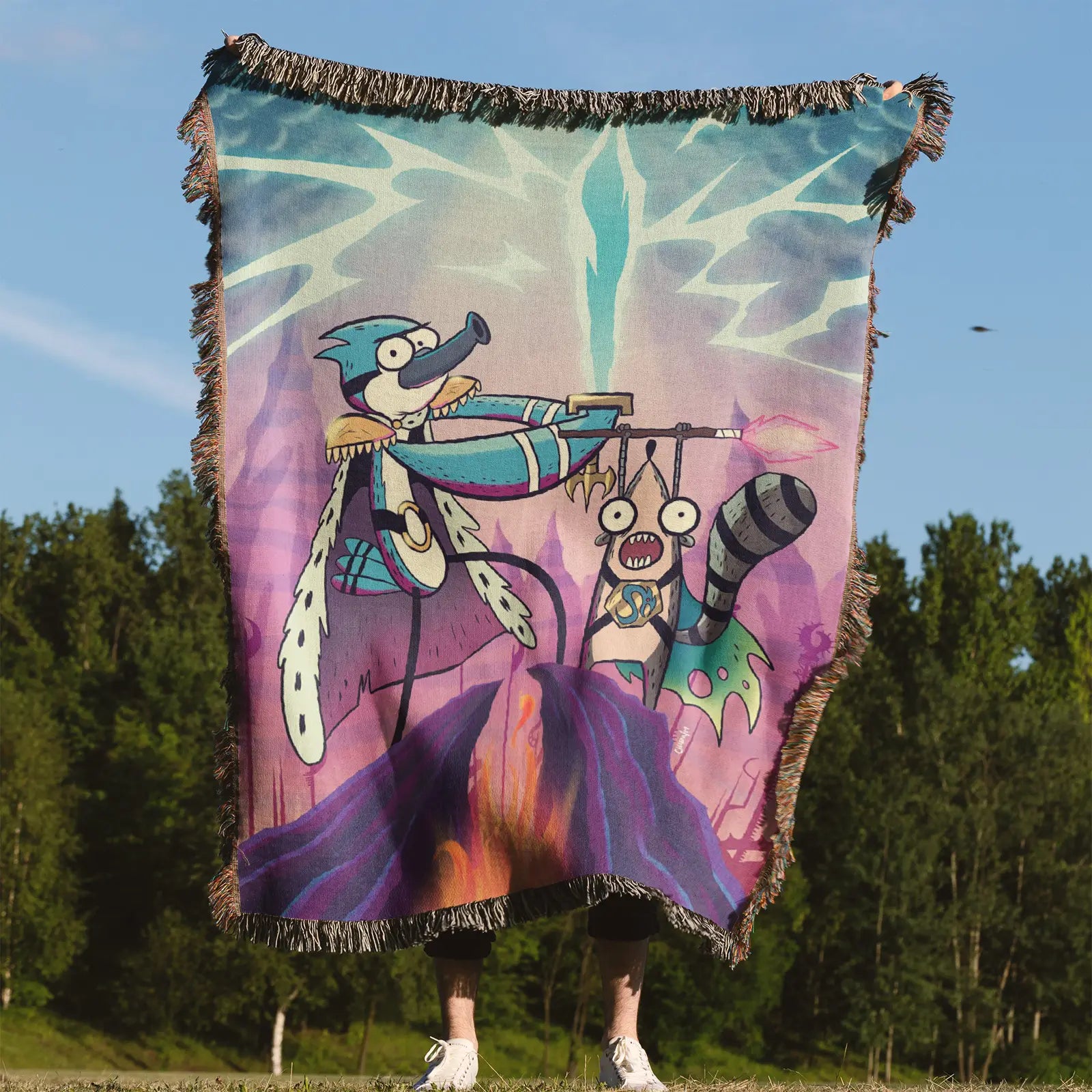 Tapisserie de couverture tissée une pièce – Cadeau de décoration de chambre d'anime de personnalité-Ⅰ