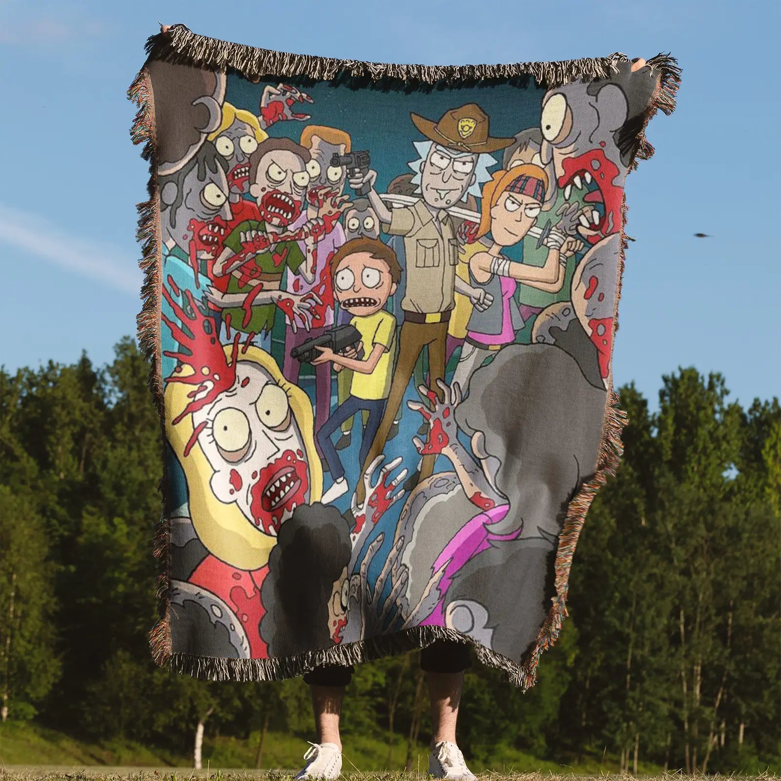 Tapisserie de couverture tissée une pièce – Cadeau de décoration de chambre d'anime de personnalité-Ⅰ