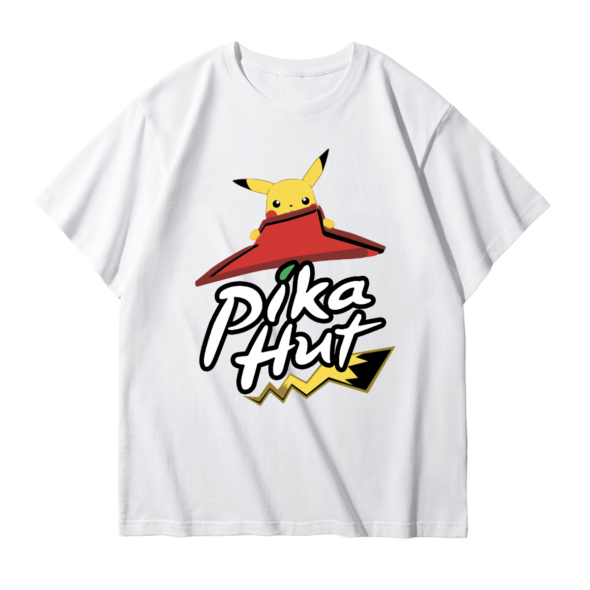Pikahut T-Shirt,Crewneck,Hoodie for Pokémon Fans Who Love Pizza and Pikachu,T35