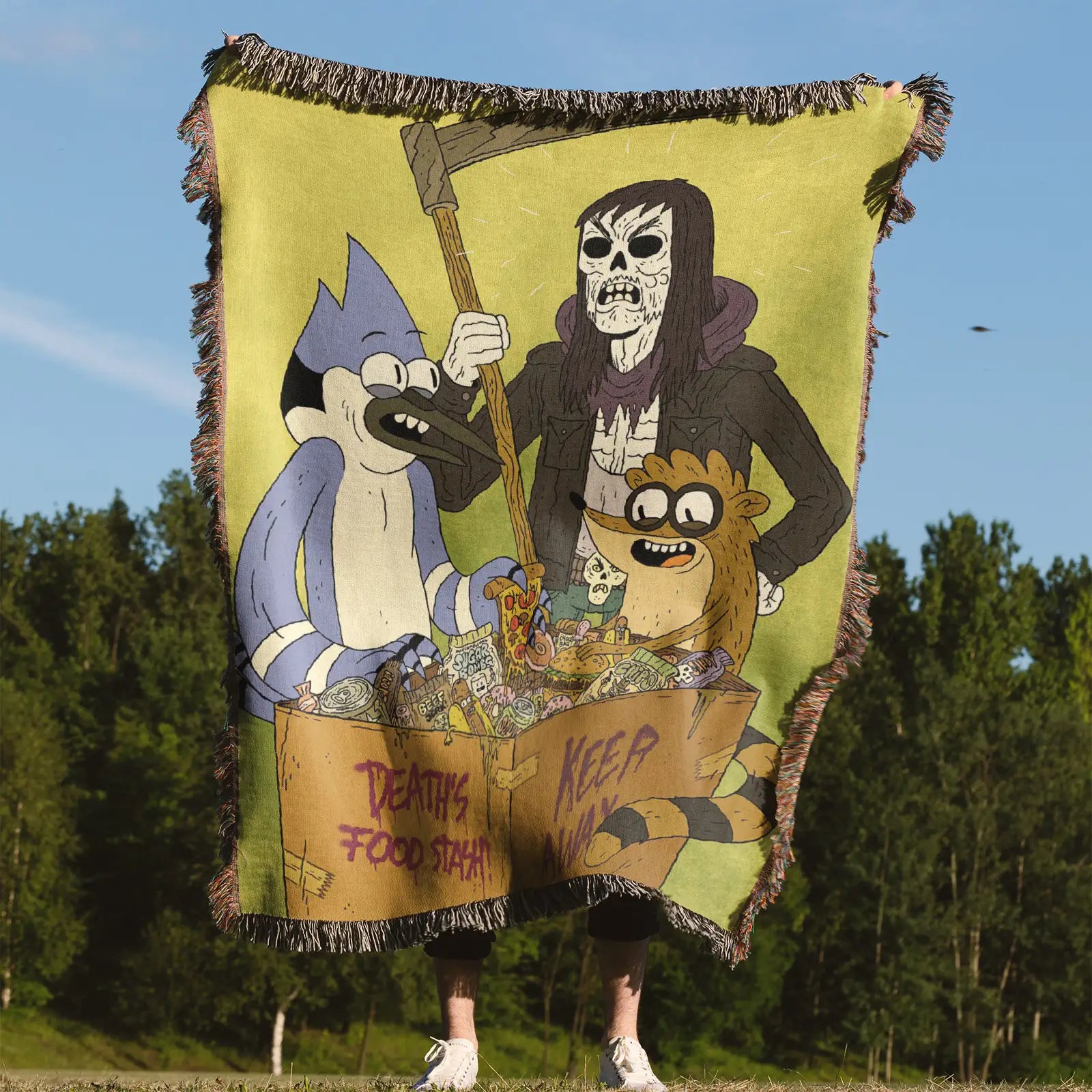 Tapisserie de couverture tissée une pièce – Cadeau de décoration de chambre d'anime de personnalité-Ⅰ