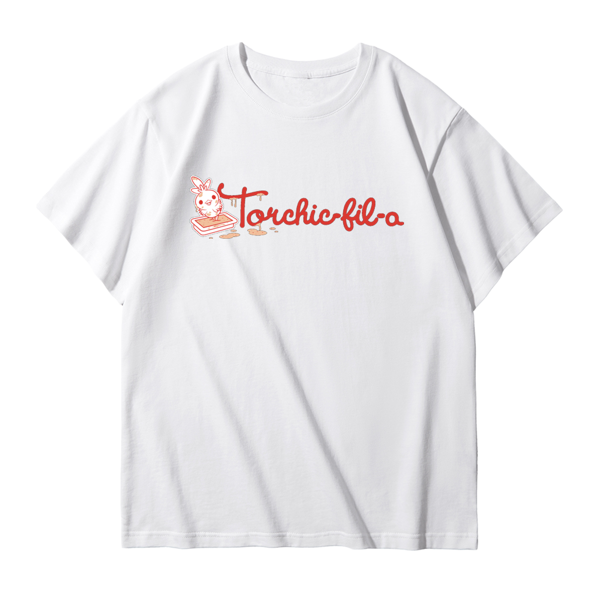 Torchic Anime-Inspired T-Shirt,Crewneck,Hoodie – Bold,Fire-Infused Designs for Pokémon Fans,T48